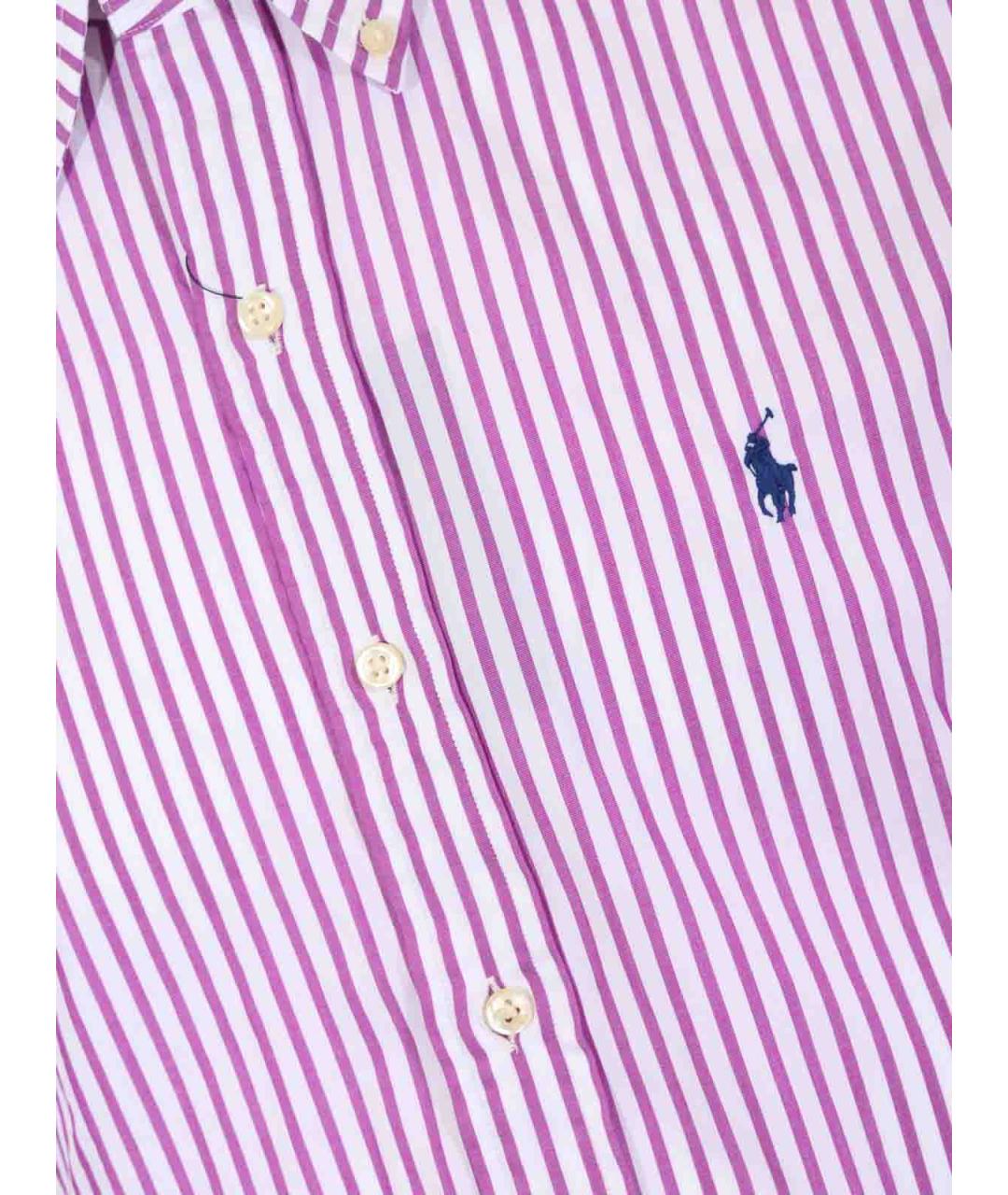 POLO RALPH LAUREN Белая хлопковая классическая рубашка, фото 3