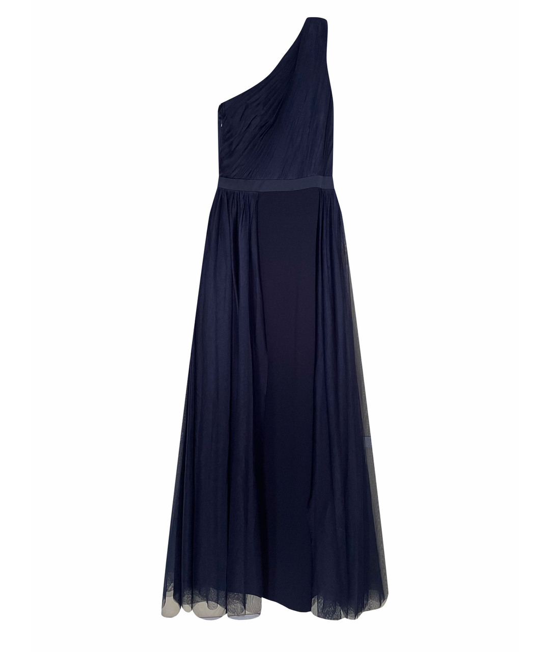 AIDAN MATTOX Темно-синее полиэстеровое вечернее платье, фото 1