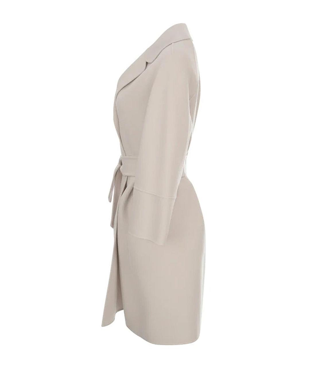 'S MAX MARA Бежевое шерстяное пальто, фото 2
