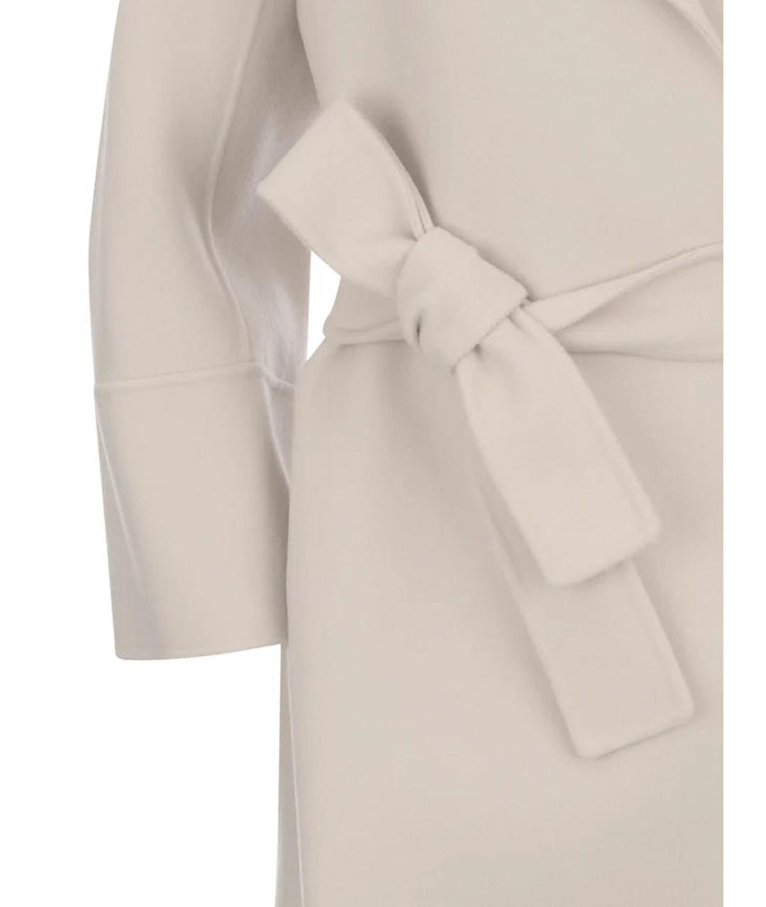'S MAX MARA Бежевое шерстяное пальто, фото 4