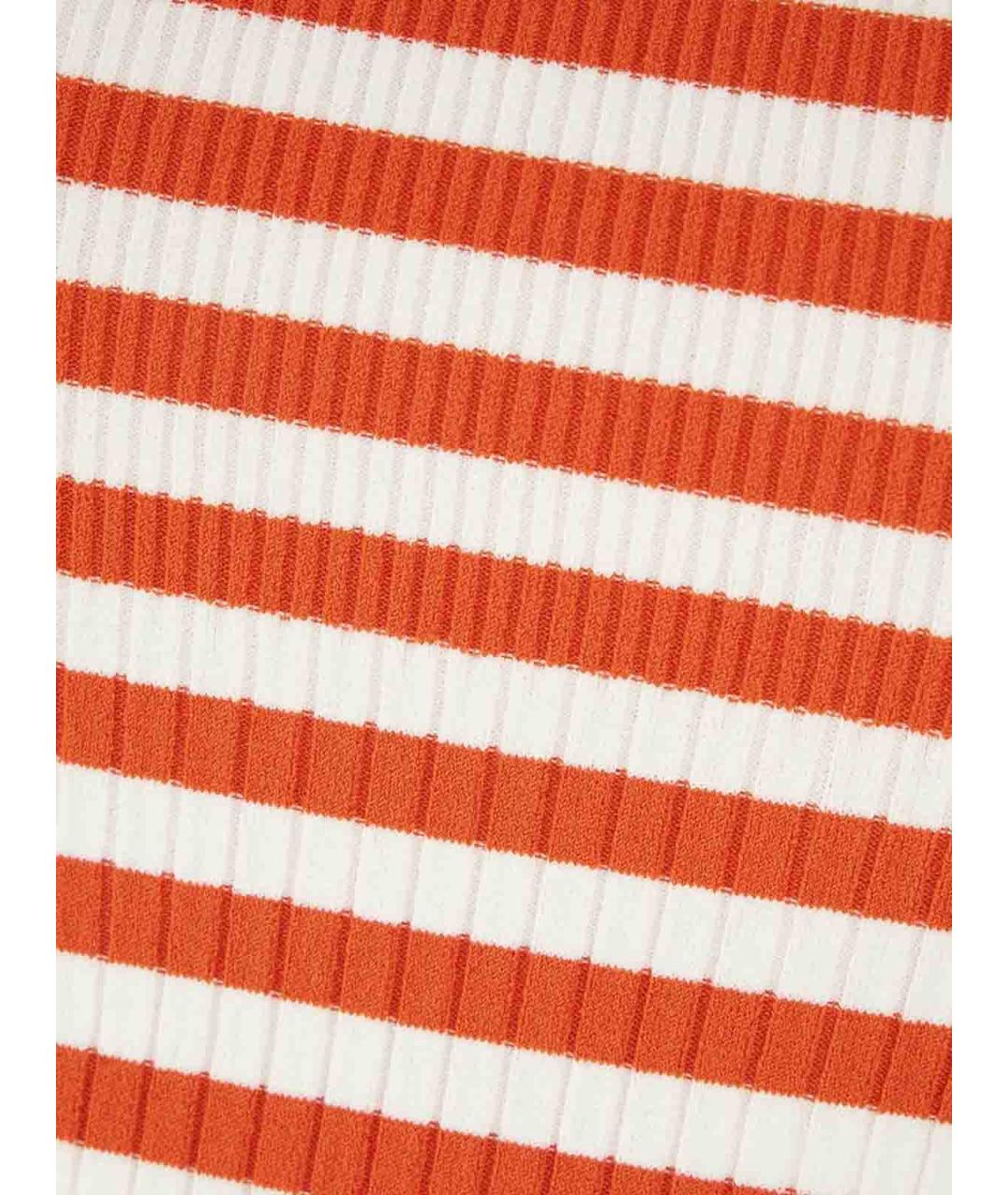MAX MARA Оранжевая вискозная майка, фото 3