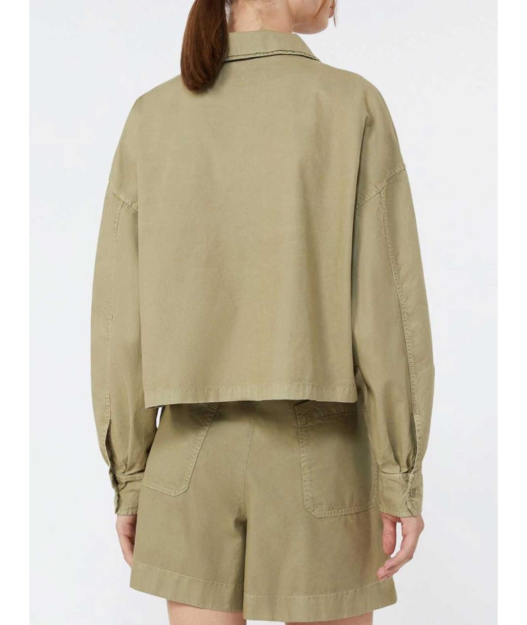 WEEKEND MAX MARA Зеленая полиамидовая рубашка, фото 4