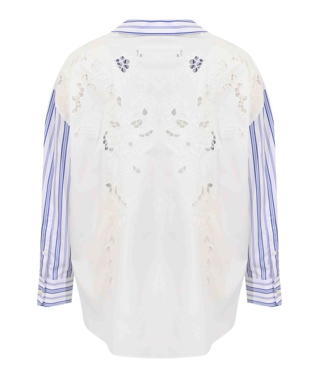 WEEKEND MAX MARA Синяя хлопковая рубашка, фото 2