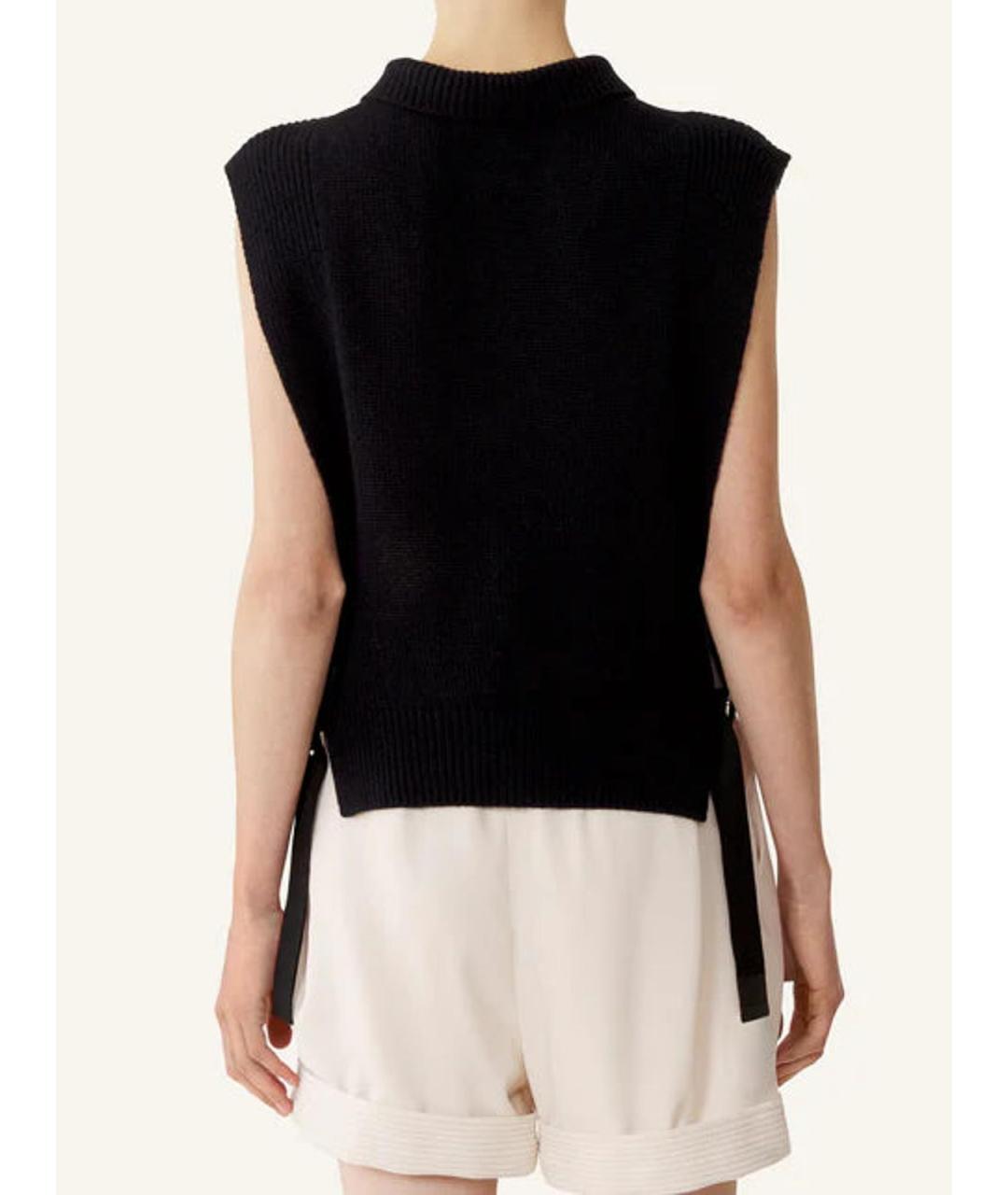 LANVIN Синяя кашемировая футболка, фото 4