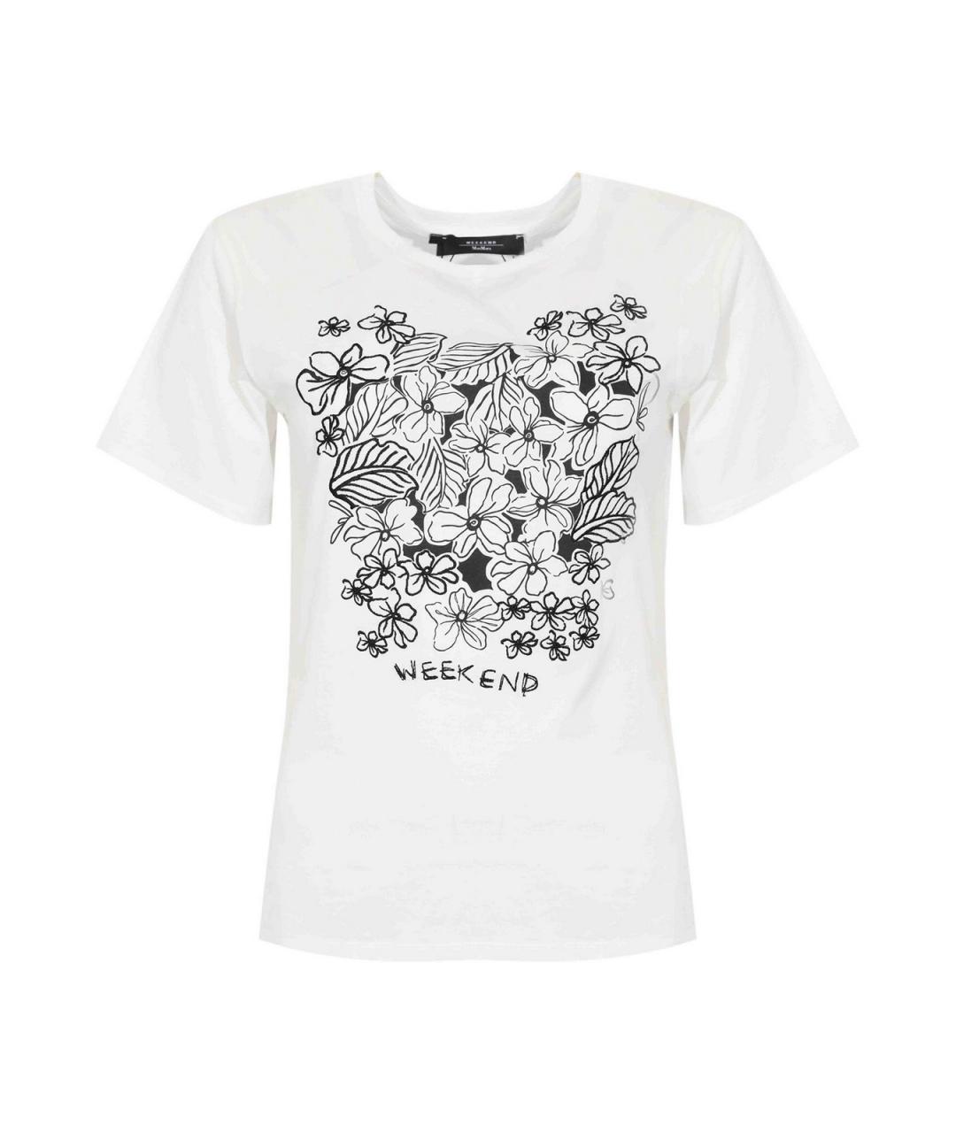 WEEKEND MAX MARA Хлопковая футболка, фото 1