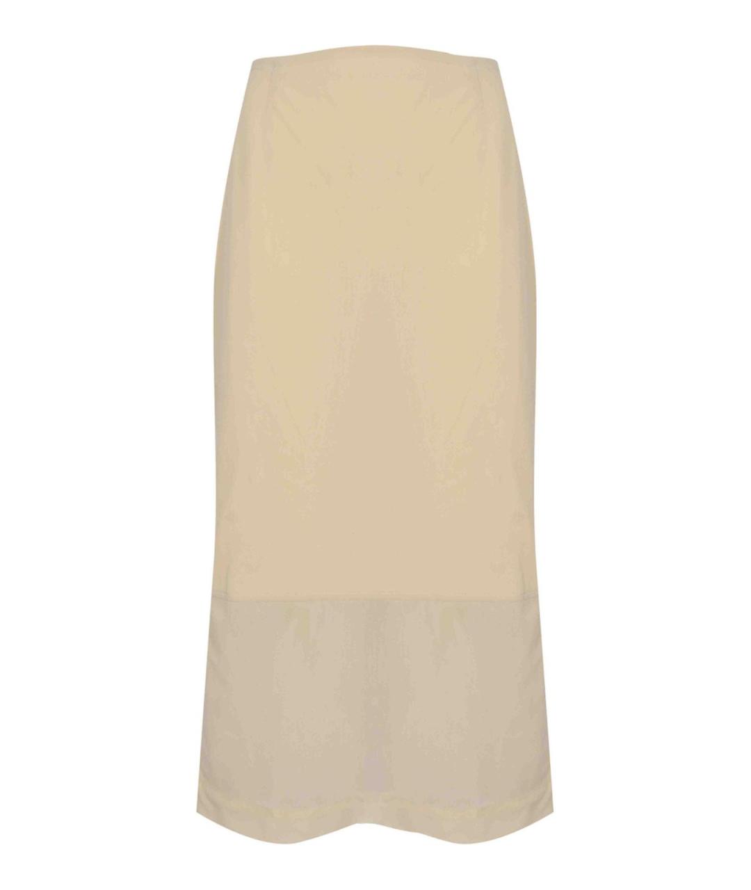 MM6 MAISON MARGIELA Мульти хлопковая юбка миди, фото 1