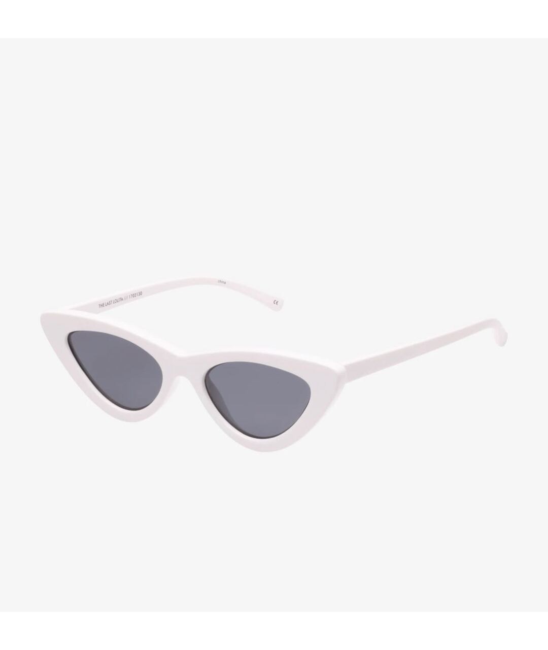 LE SPECS Белые пластиковые солнцезащитные очки, фото 2