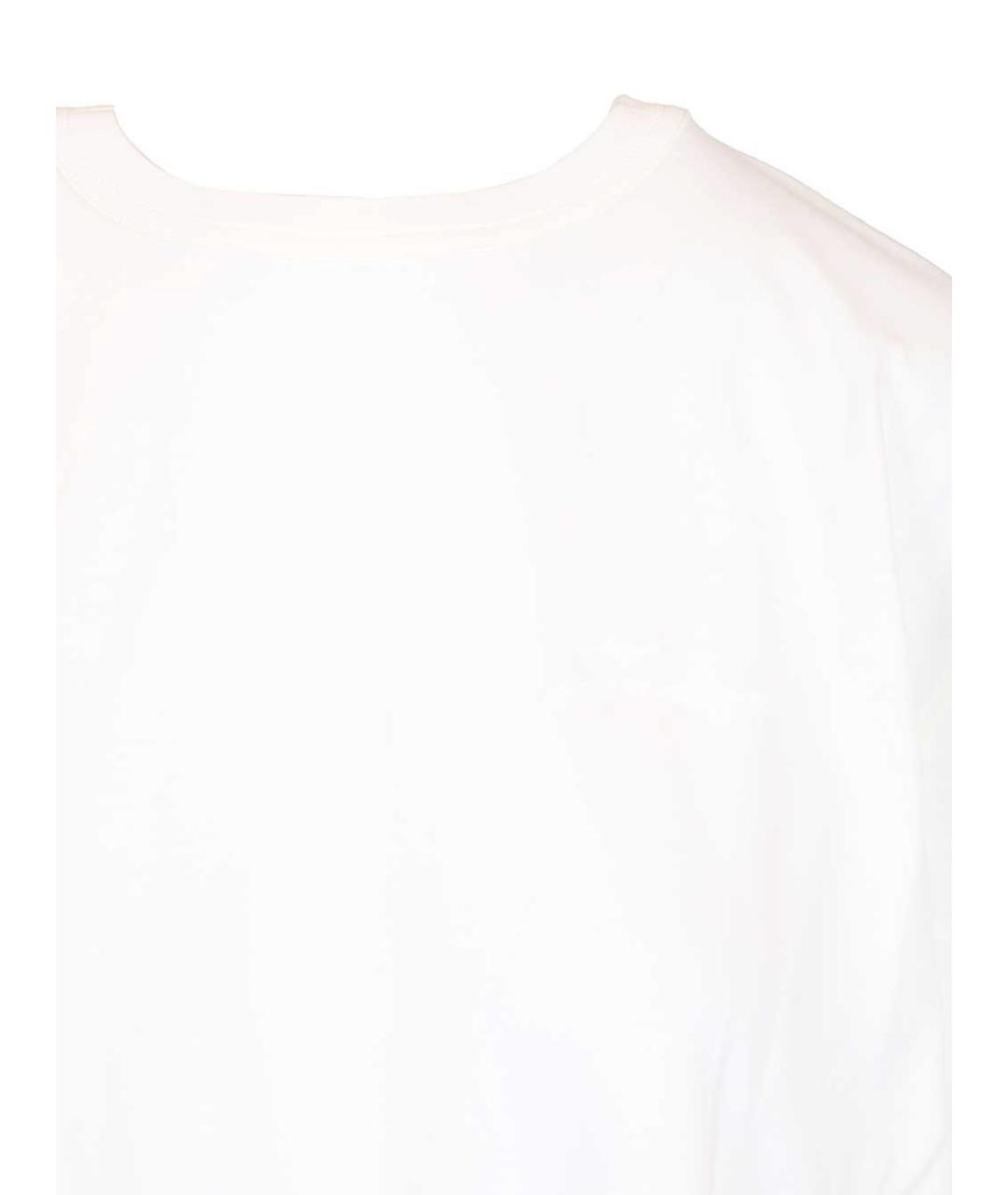 JACQUEMUS Белая хлопковая футболка, фото 3