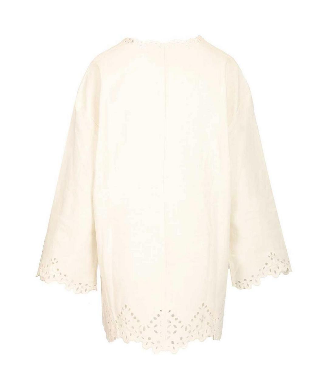 ISABEL MARANT Белое хлопковое повседневное платье, фото 2