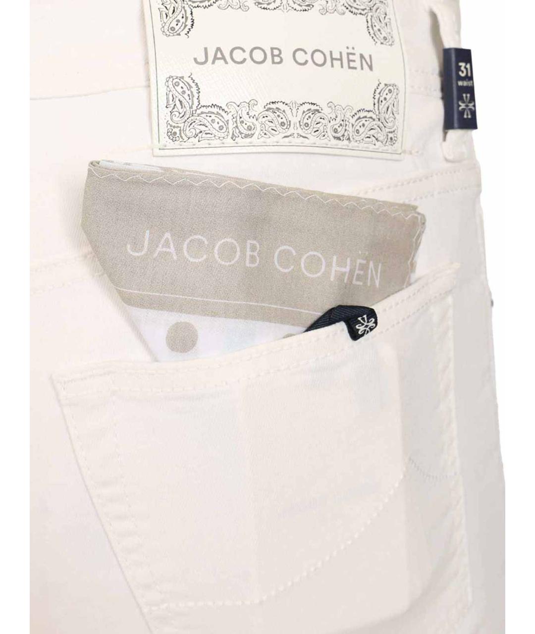 JACOB COHEN Белые джинсы скинни, фото 4