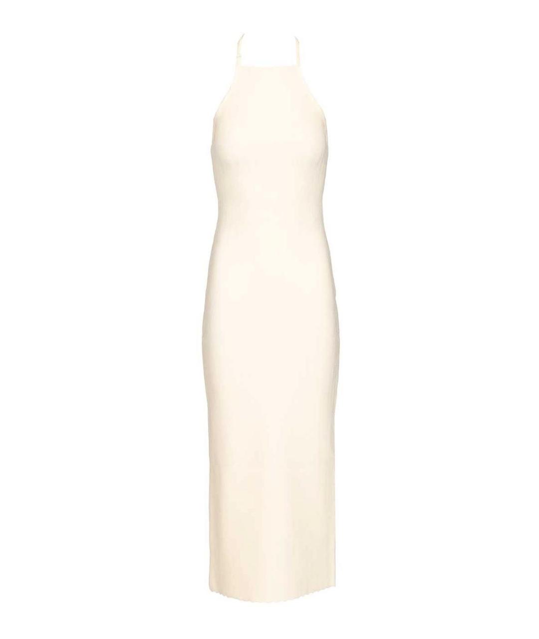JACQUEMUS Бежевое льняное повседневное платье, фото 1