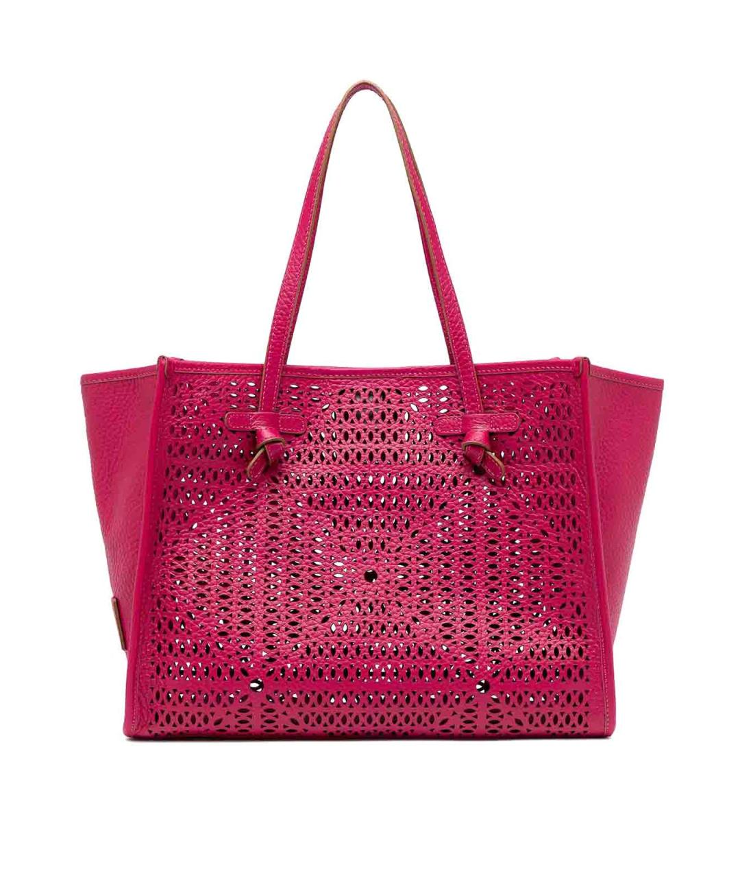 Gianni Chiarini Бежевая кожаная сумка тоут, фото 1