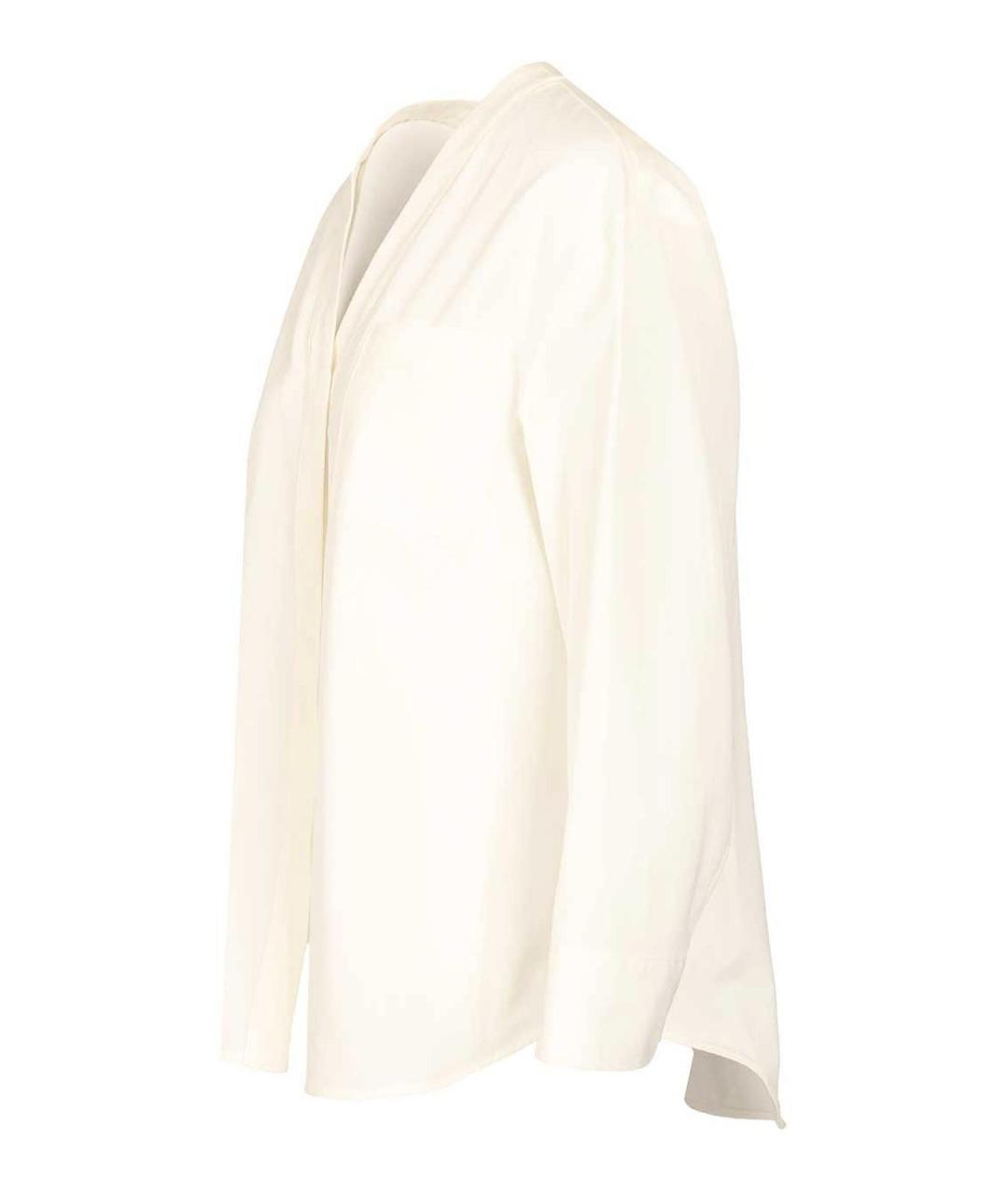 'S MAX MARA Белая хлопковая рубашка, фото 3