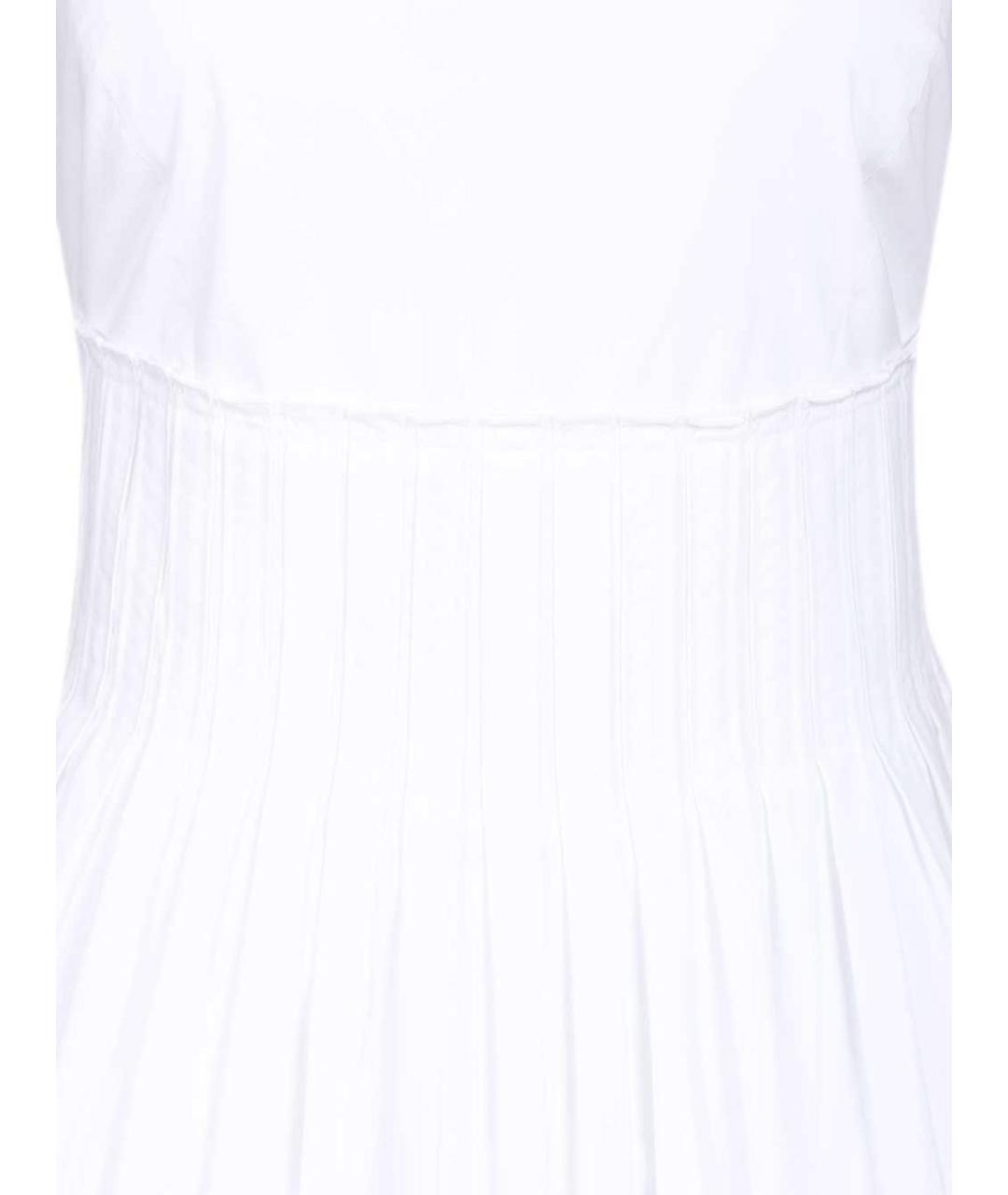 EMPORIO ARMANI Белое хлопковое платье, фото 4