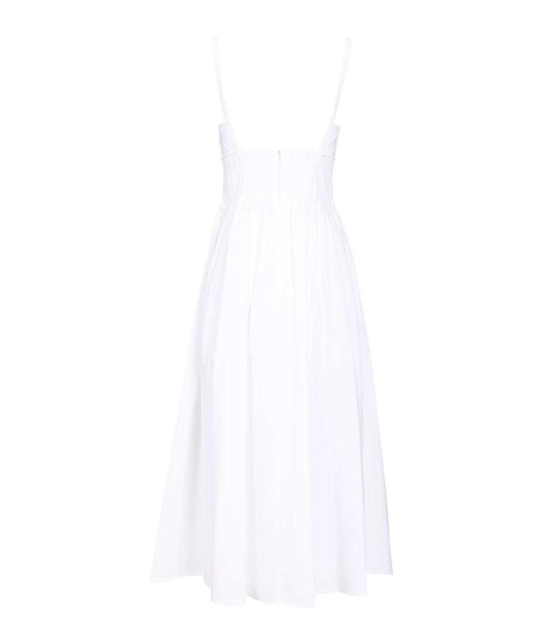 EMPORIO ARMANI Белое хлопковое платье, фото 2