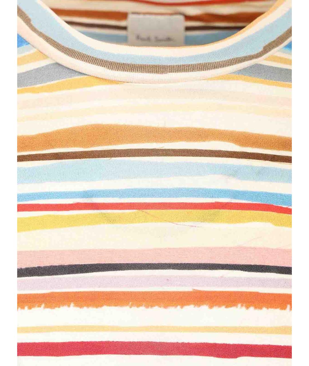 PAUL SMITH Белая хлопковая футболка, фото 3