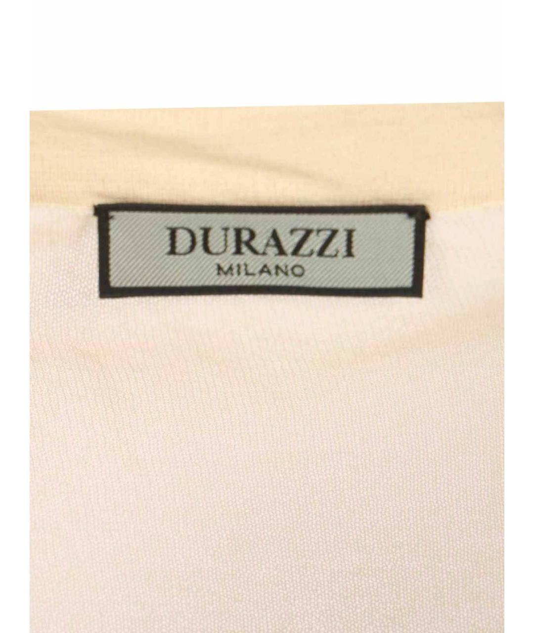 DURAZZI Бежевая хлопковая майка, фото 4
