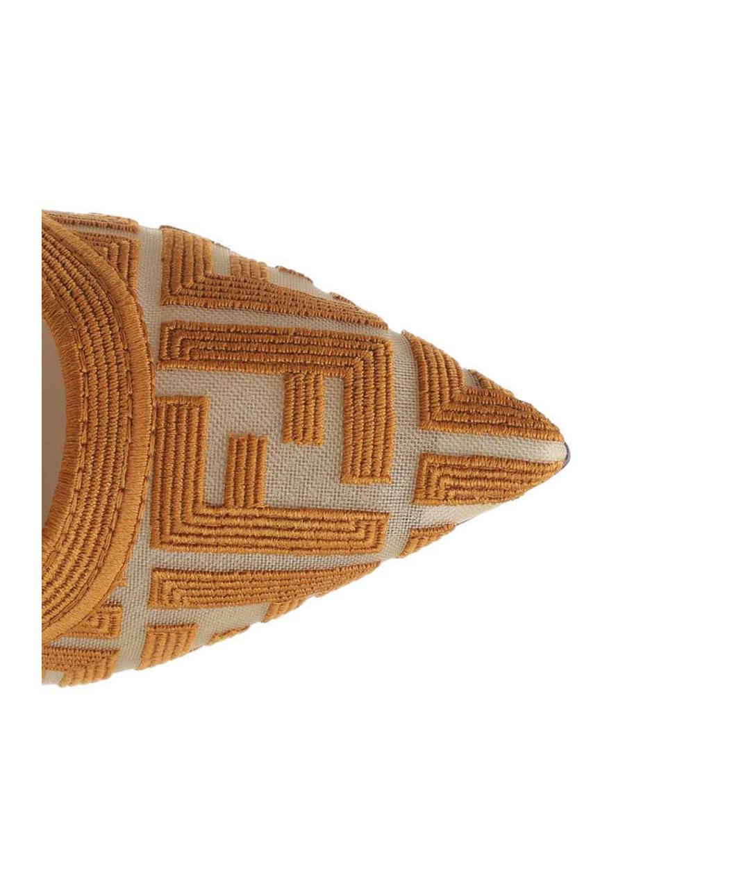FENDI Мульти туфли, фото 4