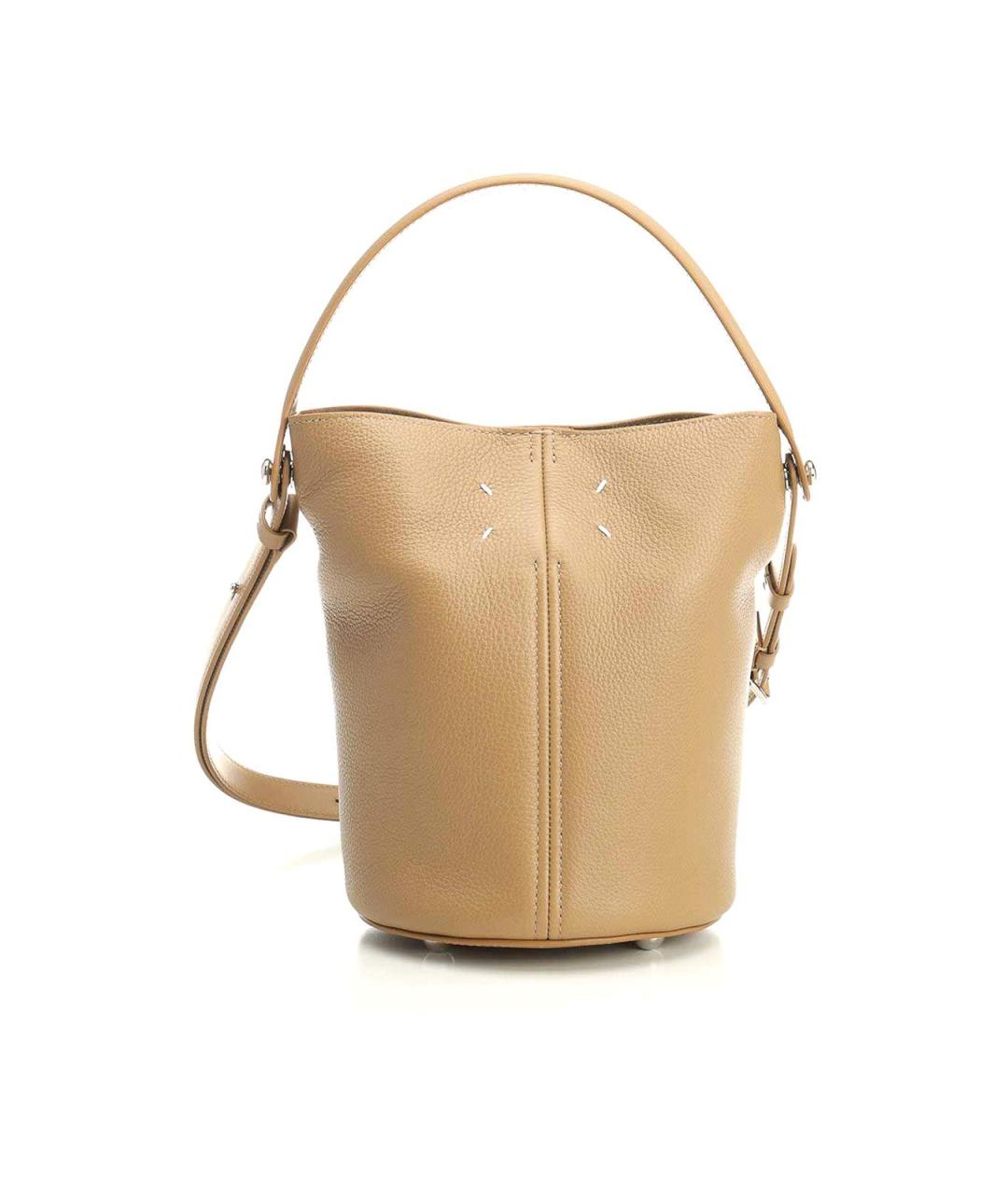 MAISON MARGIELA Бежевая кожаная сумка через плечо, фото 1