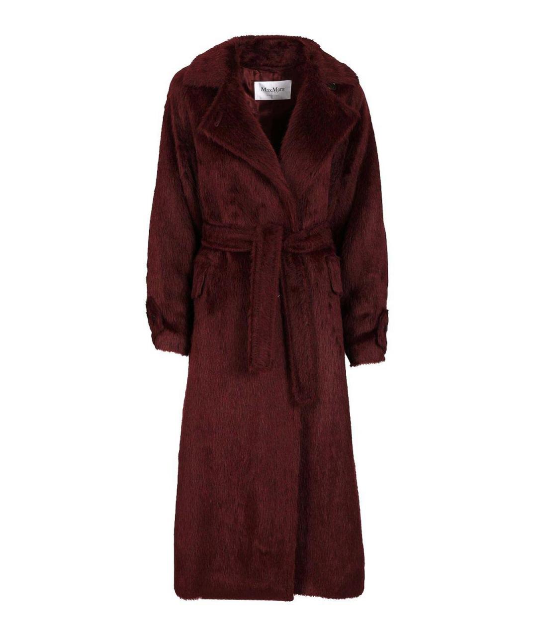 MAX MARA Бордовое пальто, фото 1