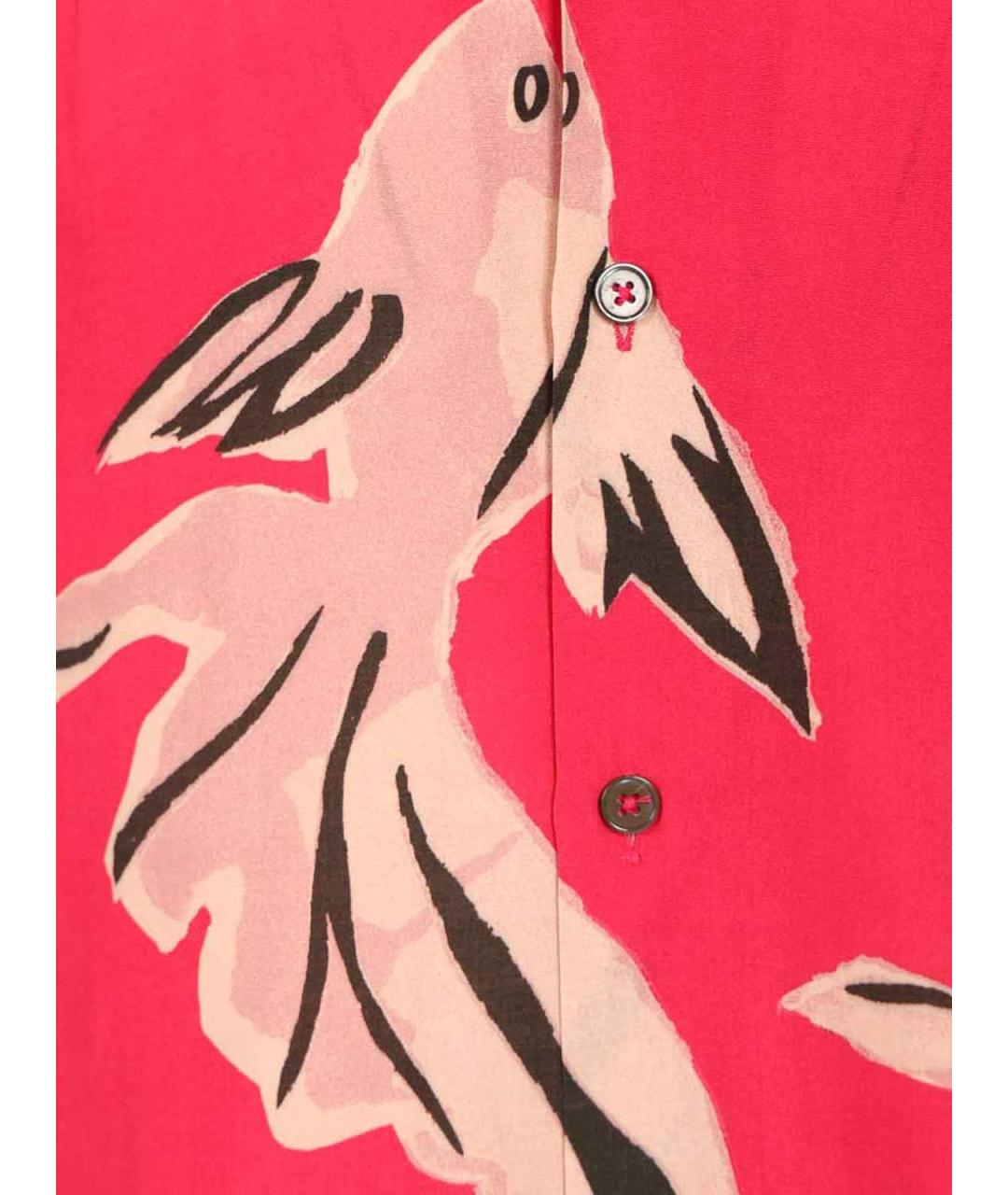 PAUL SMITH Розовая кэжуал рубашка, фото 4