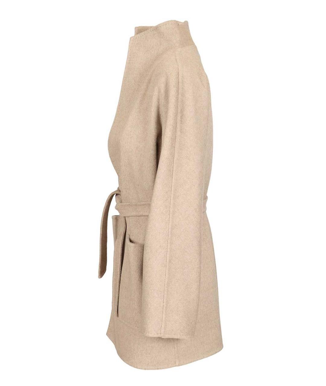 MAX MARA Бежевый кашемировый кардиган, фото 3