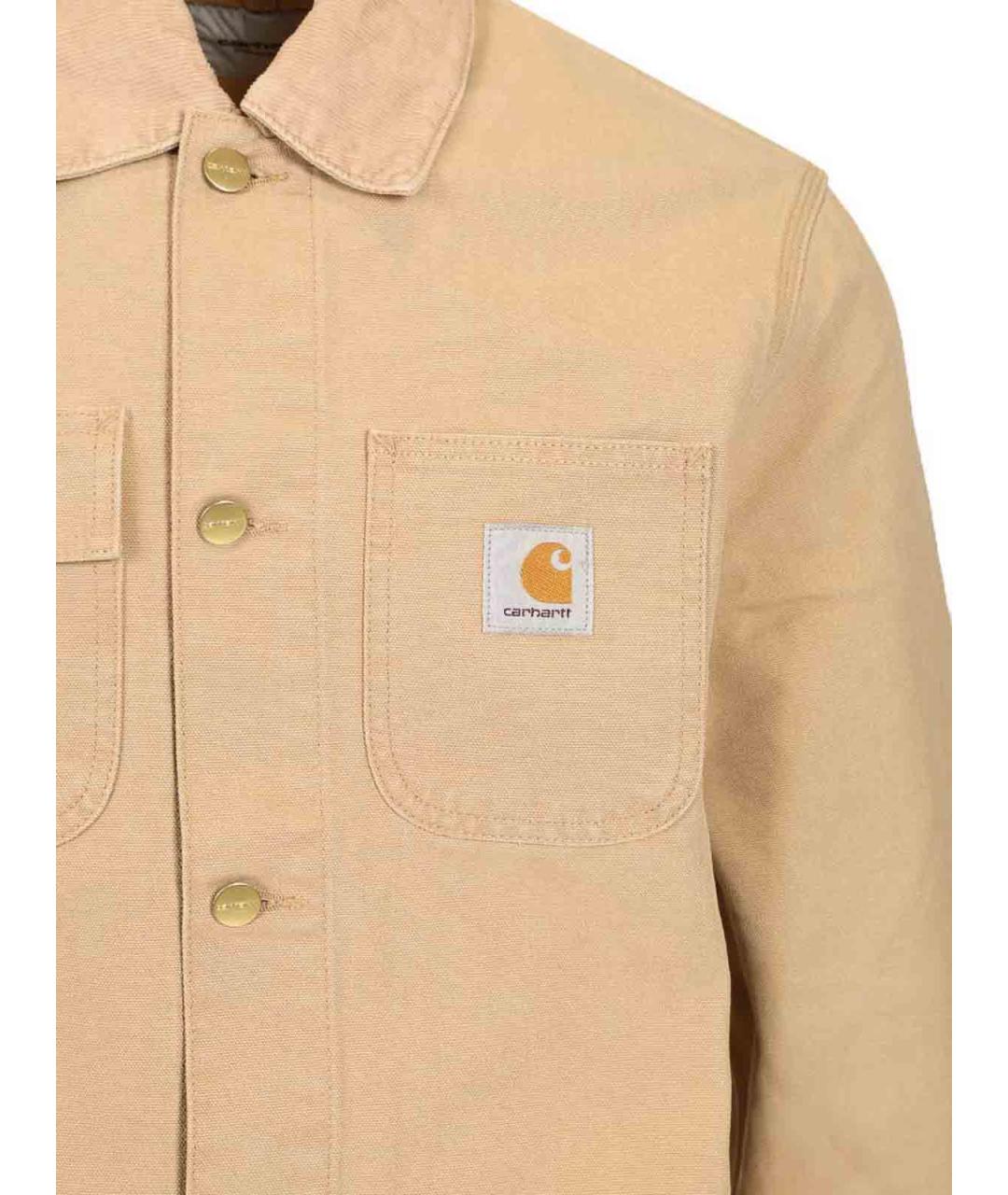 CARHARTT Бежевая хлопковая куртка, фото 4