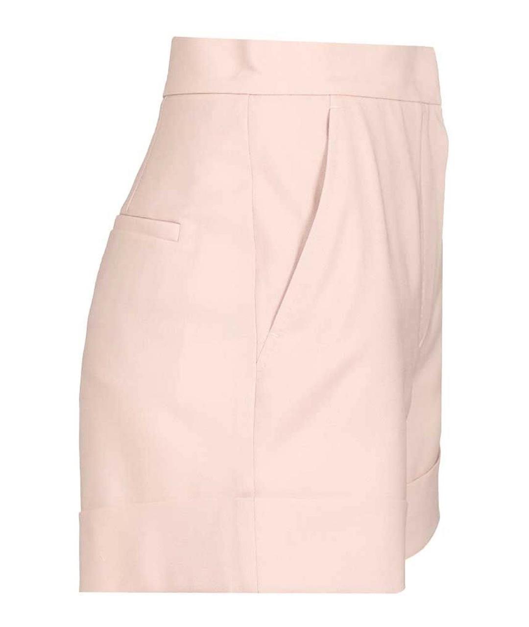 MAX MARA Розовые шерстяные шорты, фото 3