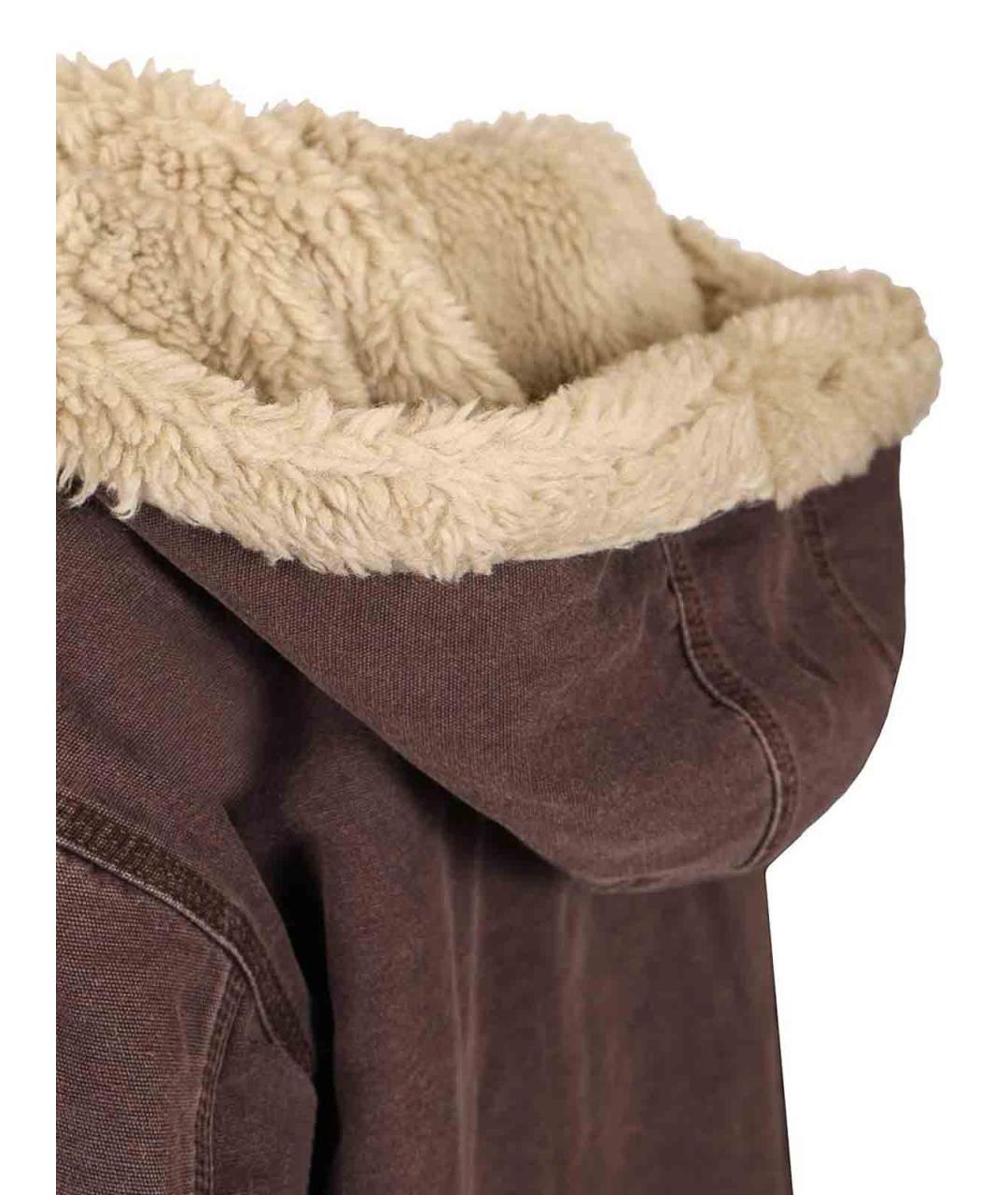 CARHARTT Коричневая хлопковая куртка, фото 5