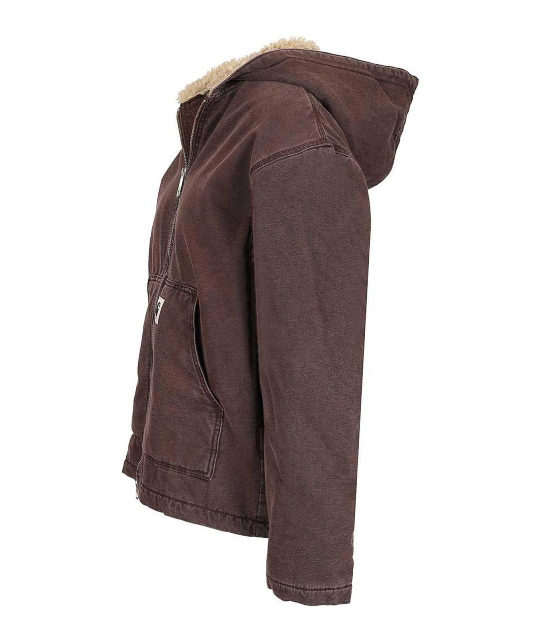 CARHARTT Коричневая хлопковая куртка, фото 3