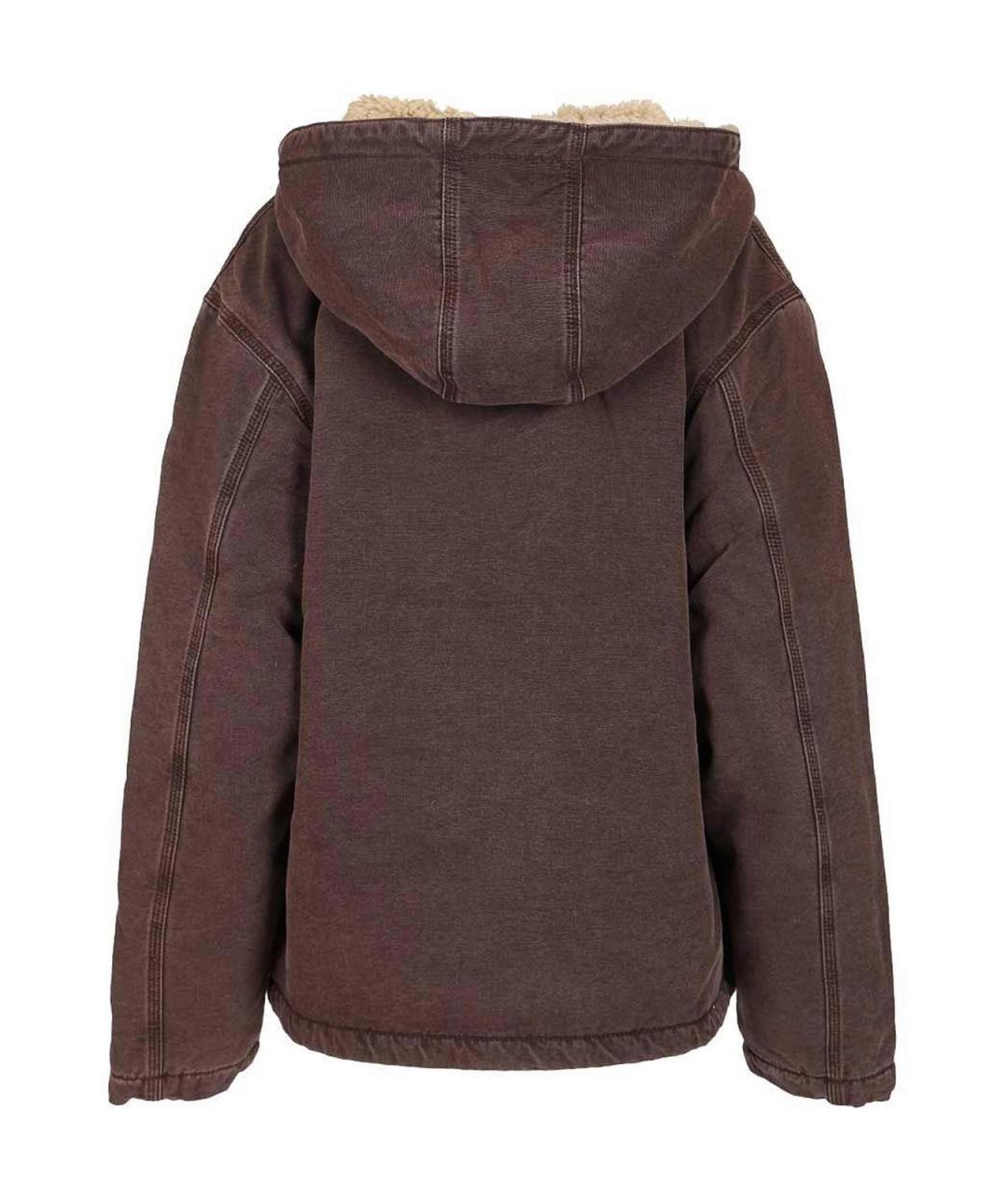 CARHARTT Коричневая хлопковая куртка, фото 2