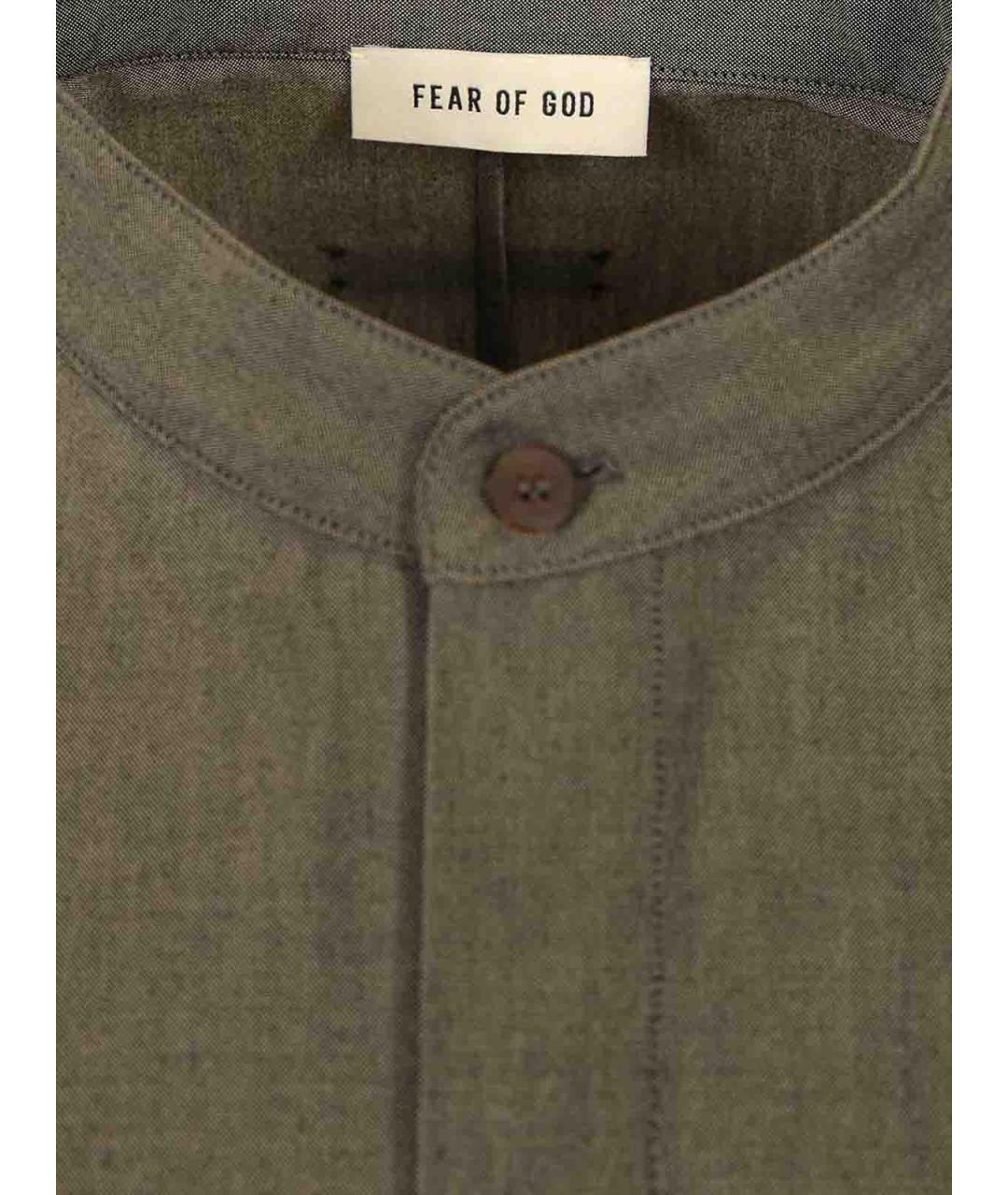 FEAR OF GOD Хлопковая кэжуал рубашка, фото 5