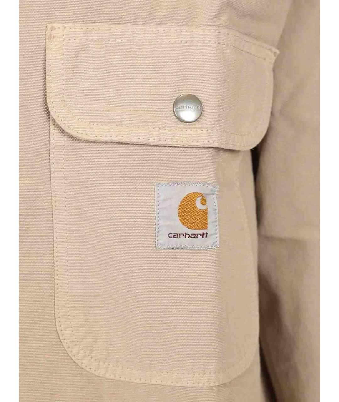 CARHARTT Бежевая хлопковая куртка, фото 5