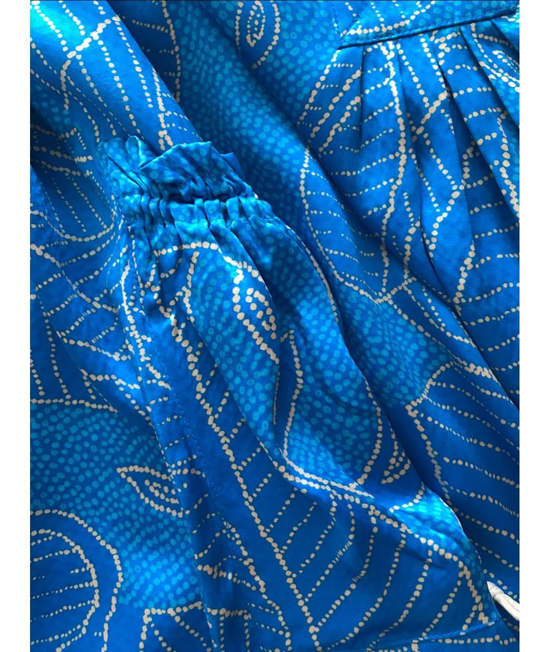 DIANE VON FURSTENBERG Голубой шелковый сарафан, фото 4
