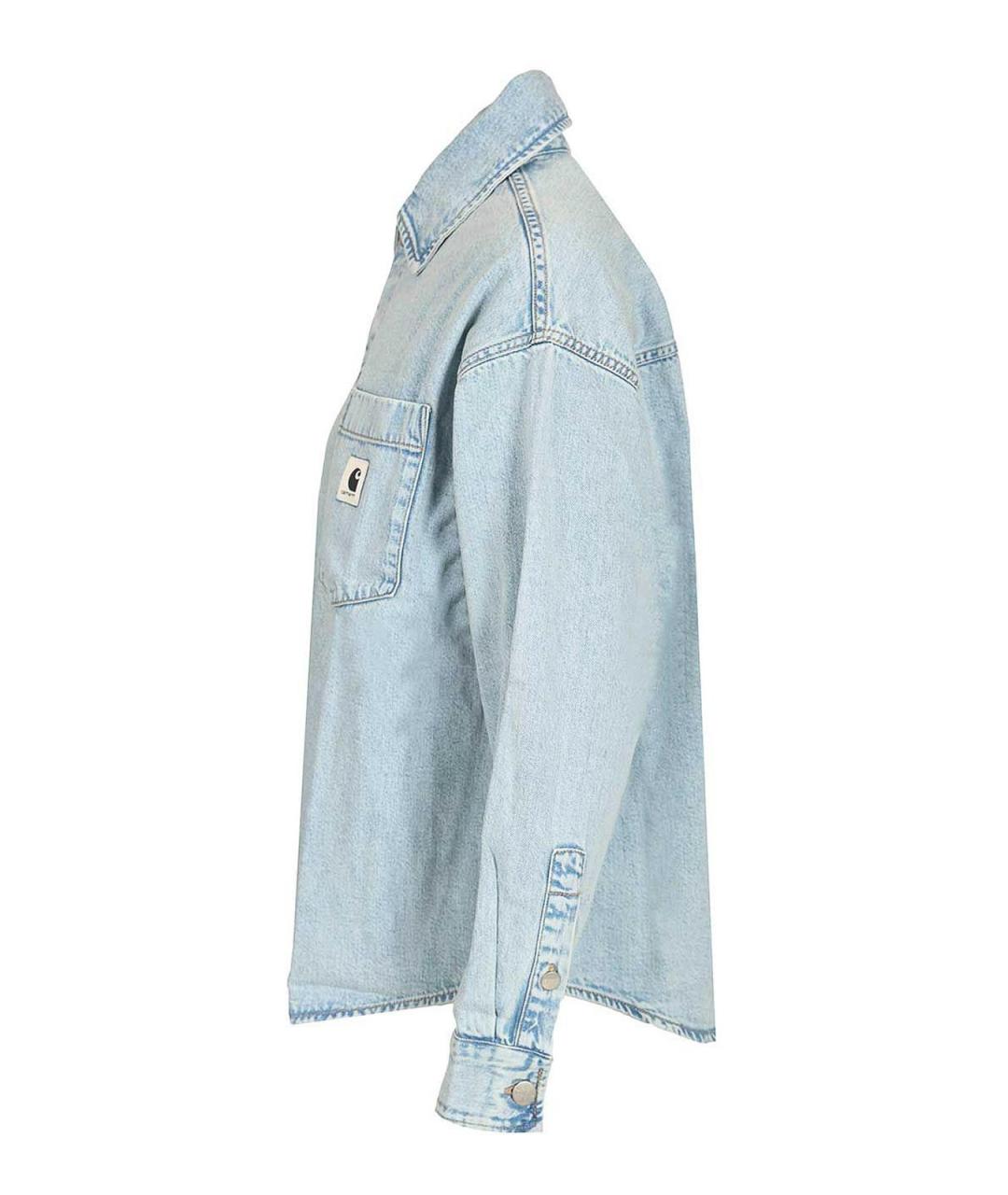 CARHARTT Голубая хлопковая рубашка, фото 3