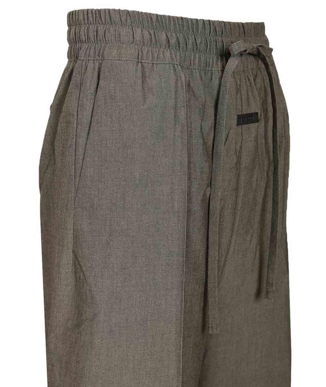 FEAR OF GOD Серые хлопковые повседневные брюки, фото 5