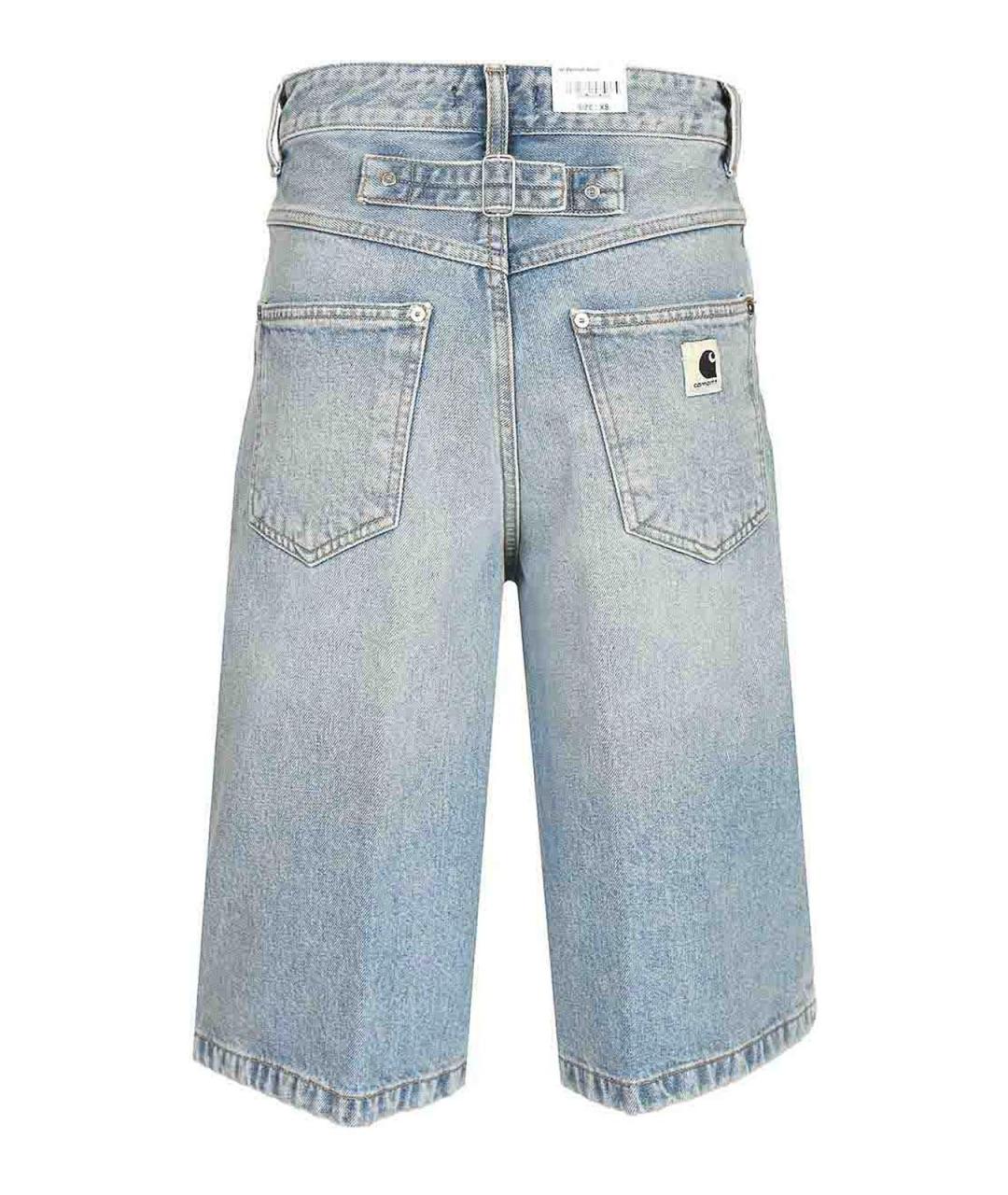 CARHARTT Голубые хлопковые шорты, фото 2