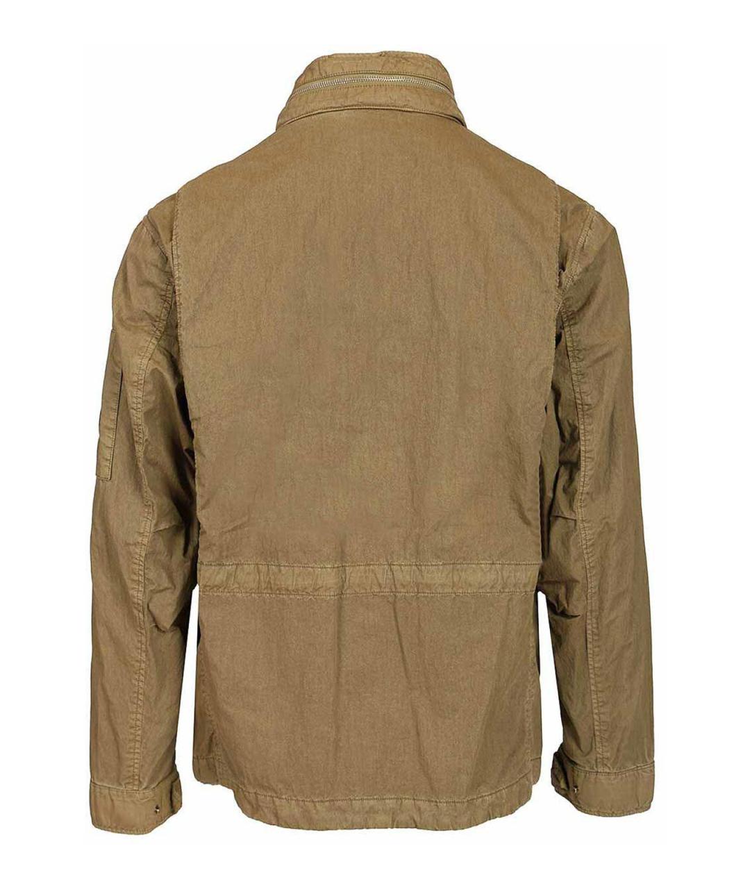 CP COMPANY Бежевая хлопковая куртка, фото 2