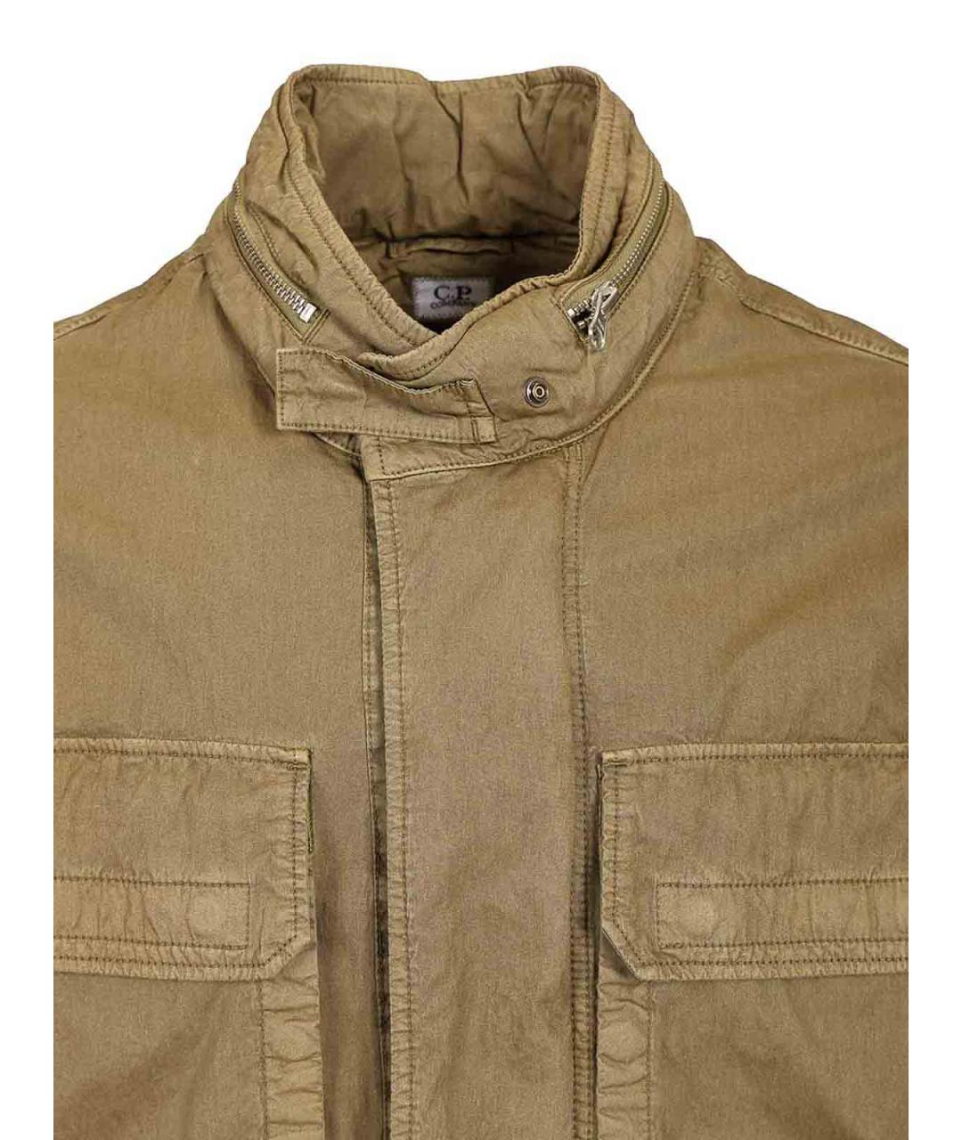CP COMPANY Бежевая хлопковая куртка, фото 4