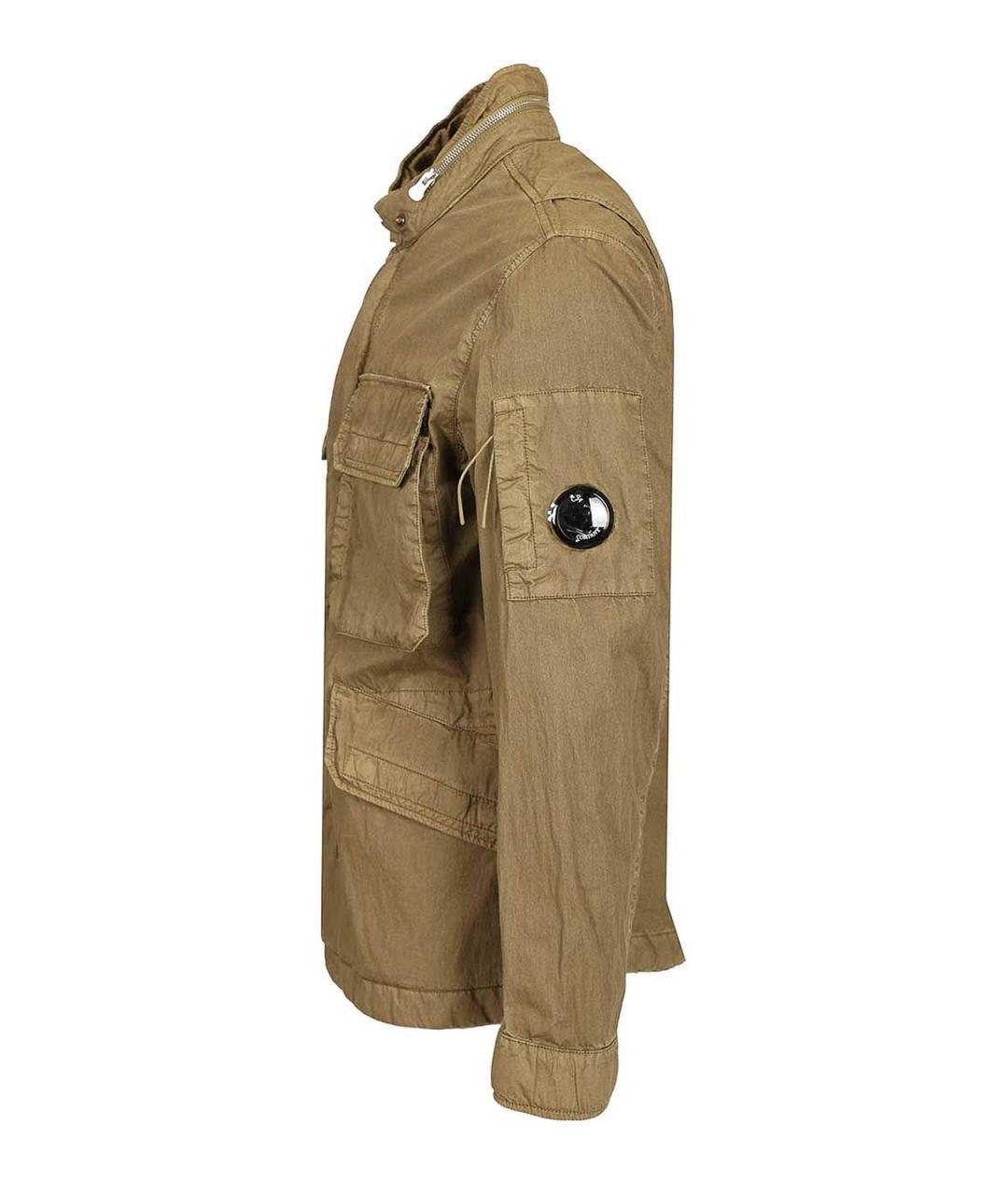 CP COMPANY Бежевая хлопковая куртка, фото 3