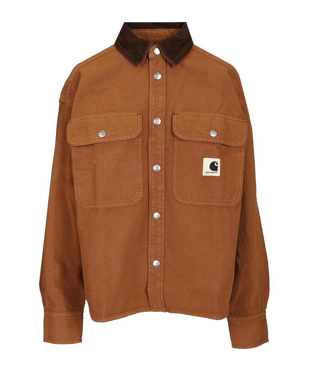 CARHARTT Коричневая хлопковая куртка, фото 1
