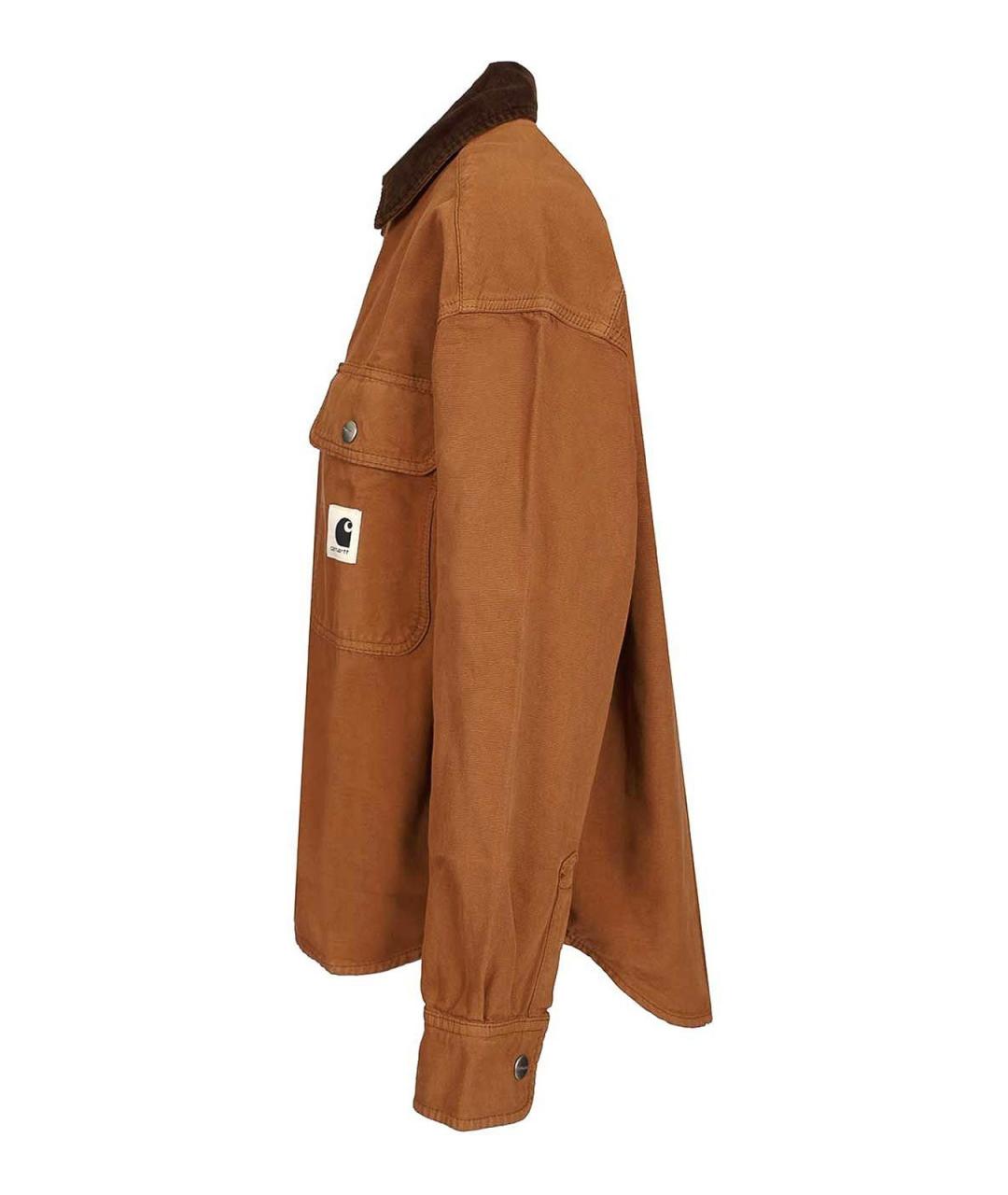 CARHARTT Коричневая хлопковая куртка, фото 3