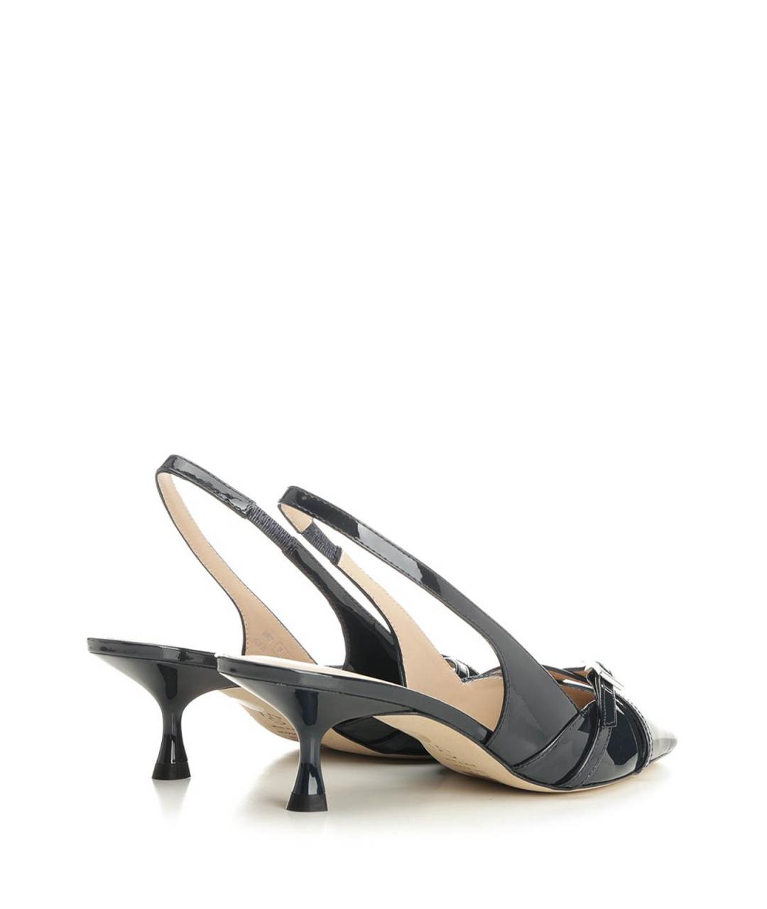 STUART WEITZMAN Синие кожаные туфли, фото 3