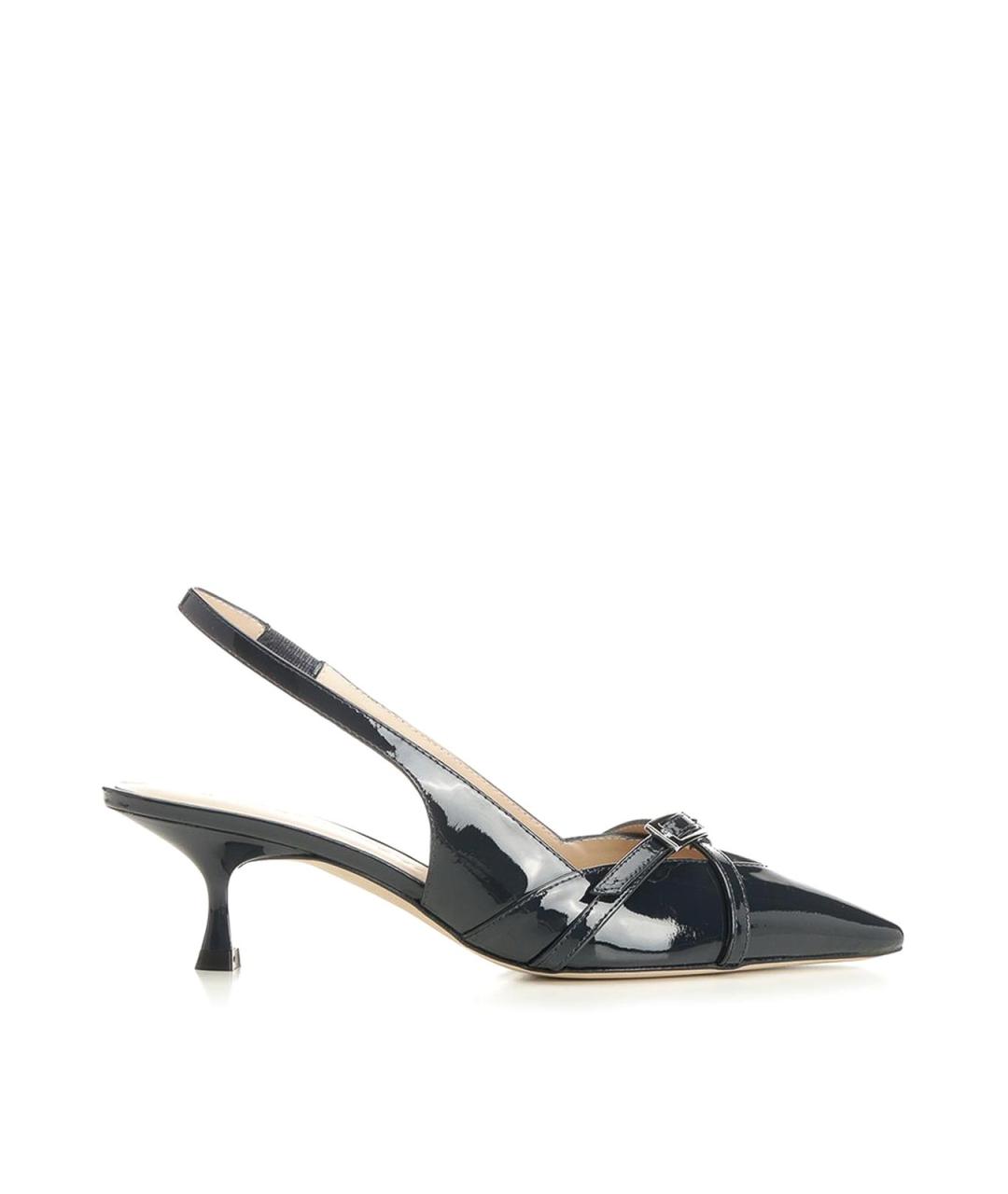 STUART WEITZMAN Синие кожаные туфли, фото 1