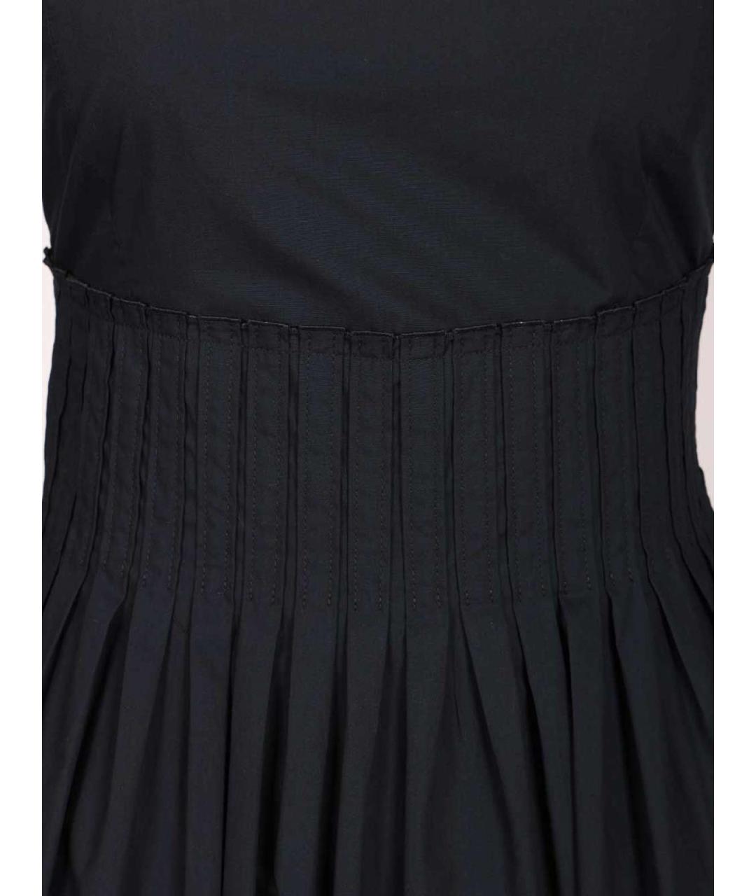EMPORIO ARMANI Синее хлопковое повседневное платье, фото 4