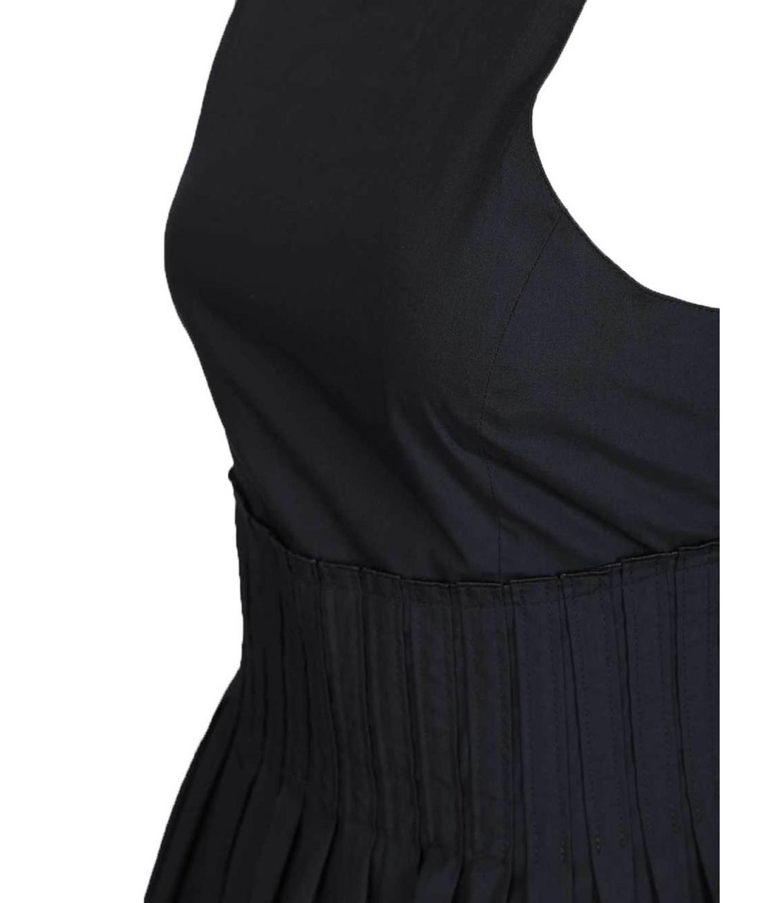 EMPORIO ARMANI Синее хлопковое повседневное платье, фото 6