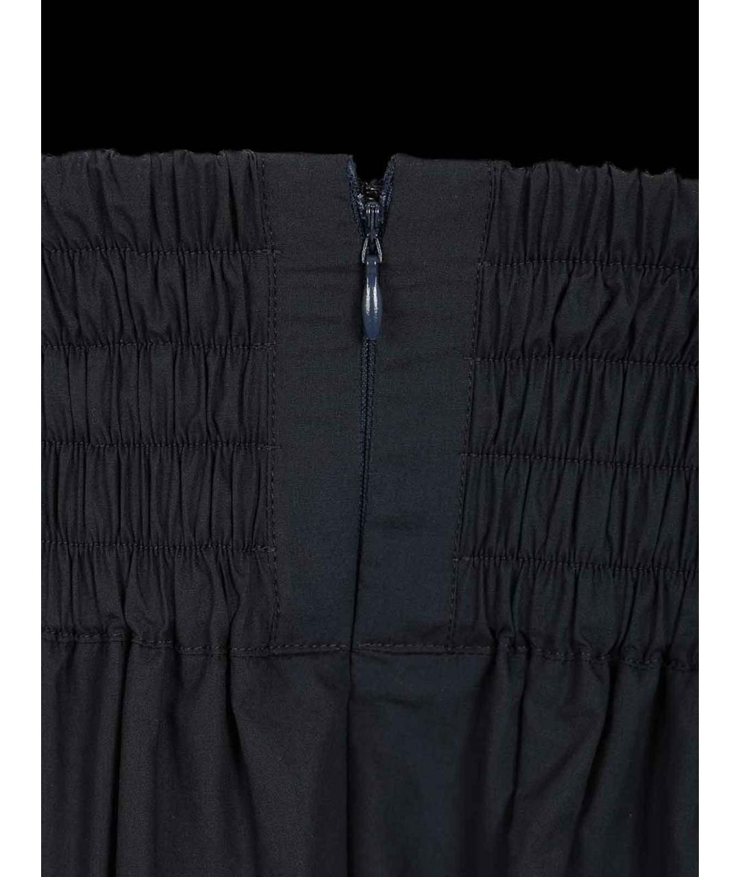 EMPORIO ARMANI Синее хлопковое повседневное платье, фото 5