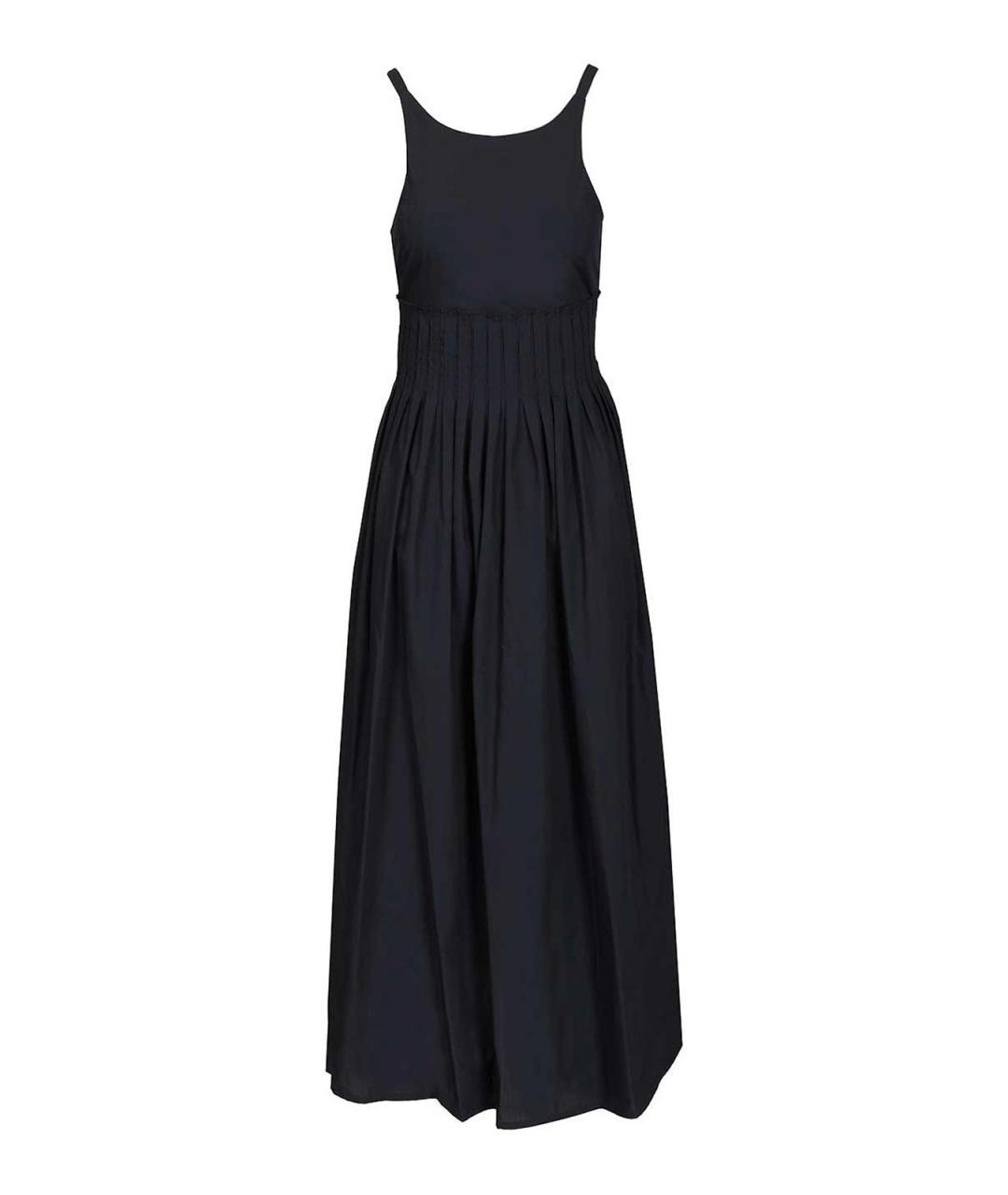 EMPORIO ARMANI Синее хлопковое повседневное платье, фото 1
