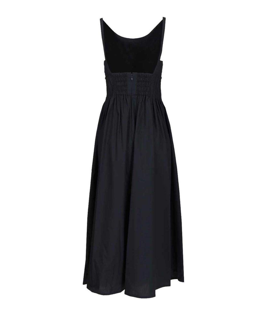 EMPORIO ARMANI Синее хлопковое повседневное платье, фото 2