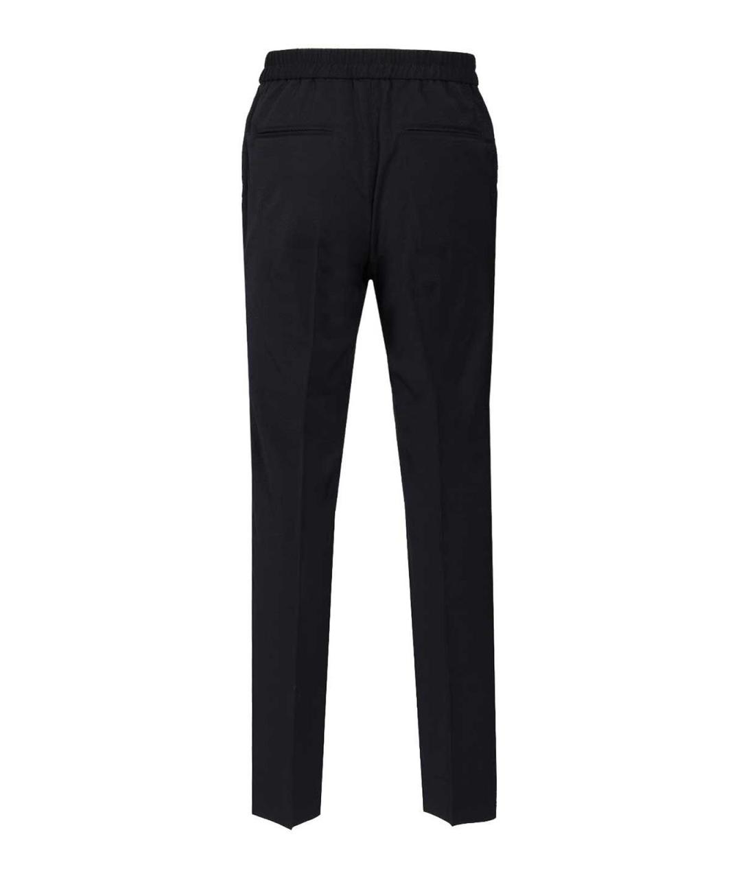 PAUL SMITH Синие шерстяные повседневные брюки, фото 2